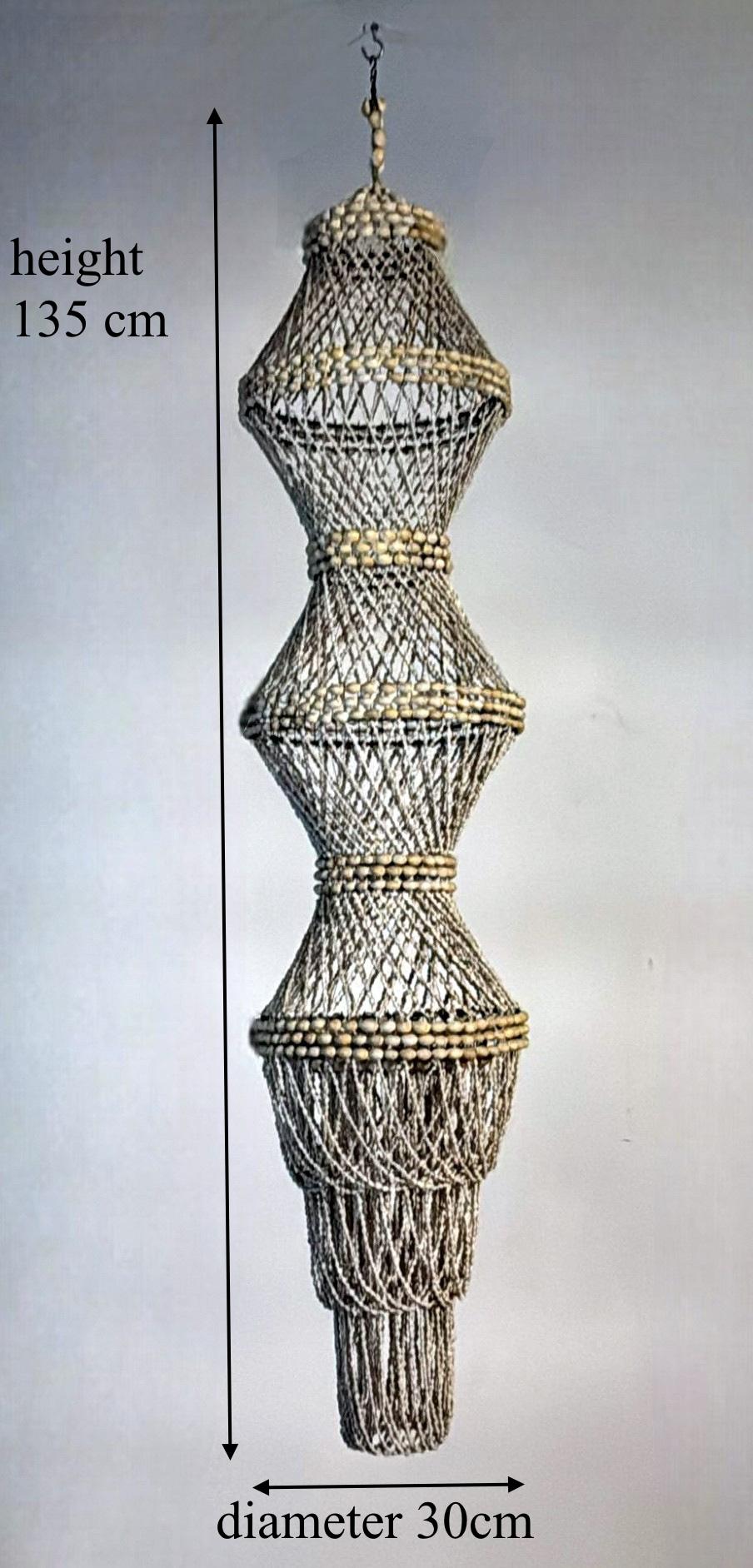 Folk Style Filipino Hanging Talisman Or Outdoor Chandelier For Sale 11
