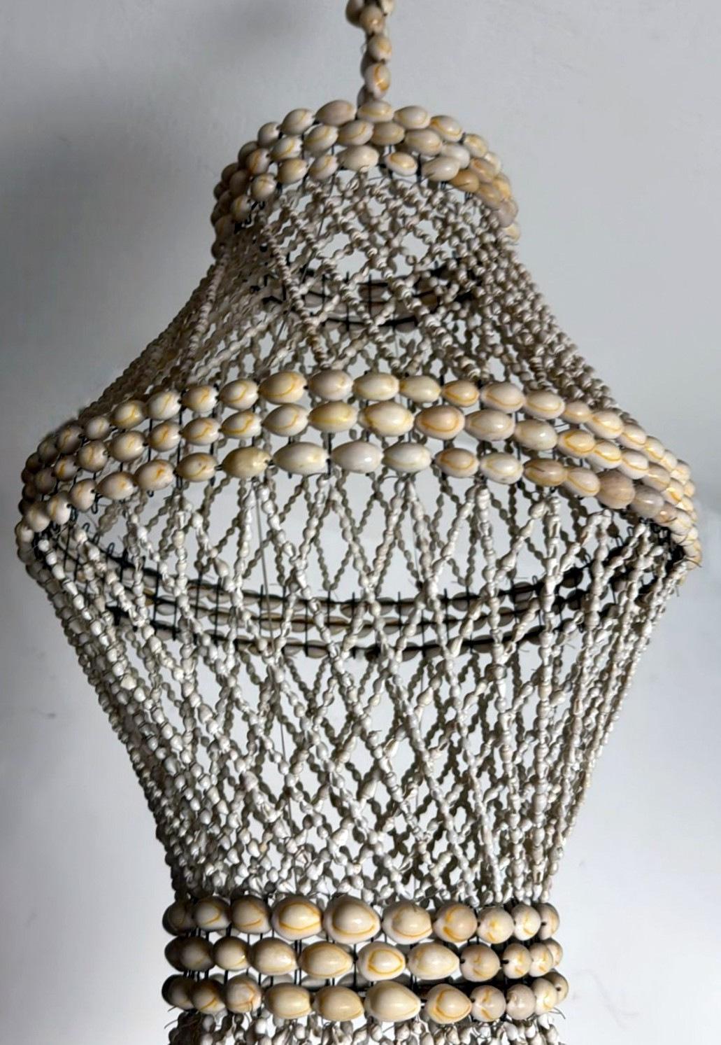 Folk Style Filipino Hanging Talisman Or Outdoor Chandelier In Good Condition For Sale In Prato, Tuscany