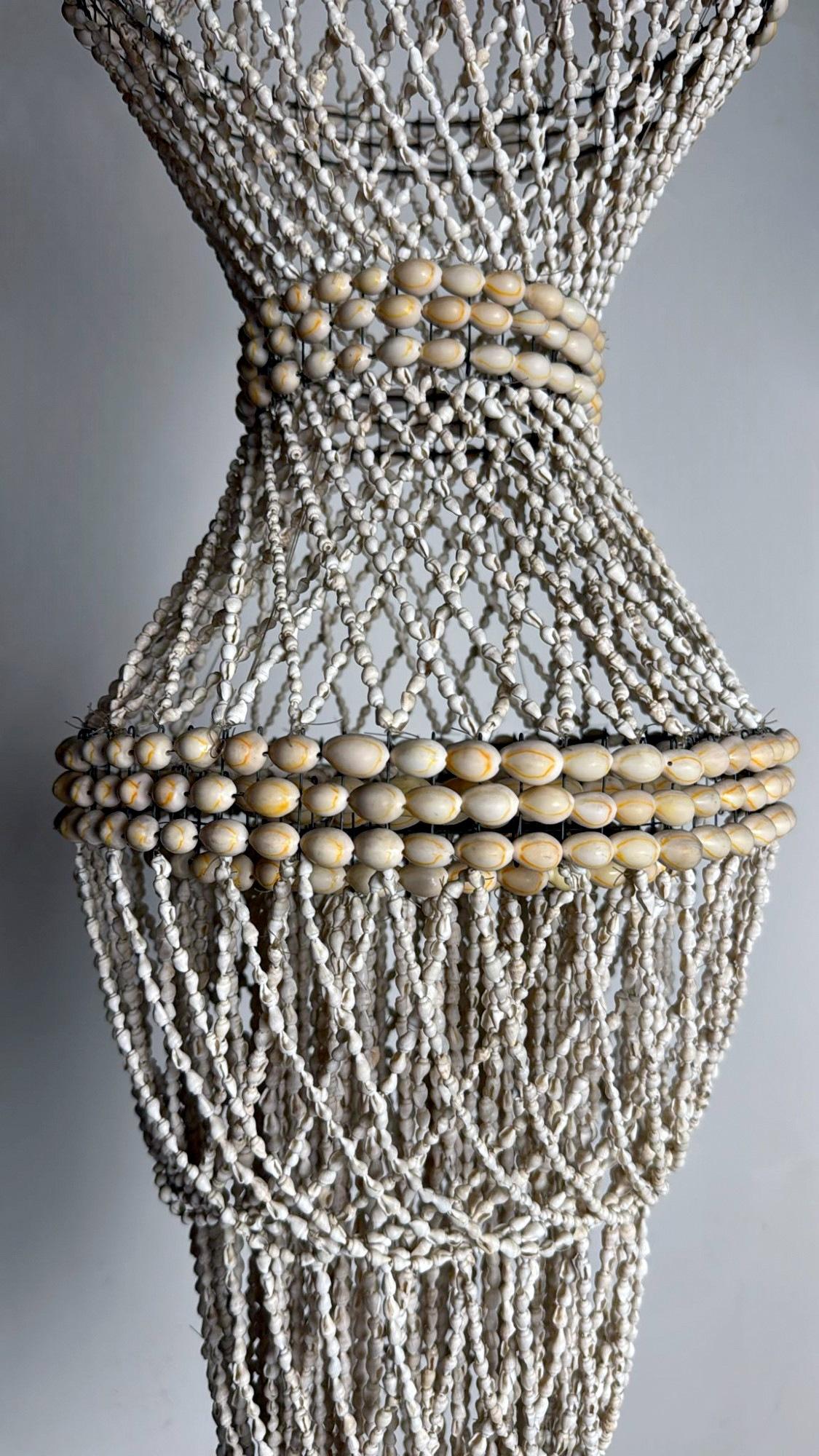 Metal Folk Style Filipino Hanging Talisman Or Outdoor Chandelier For Sale