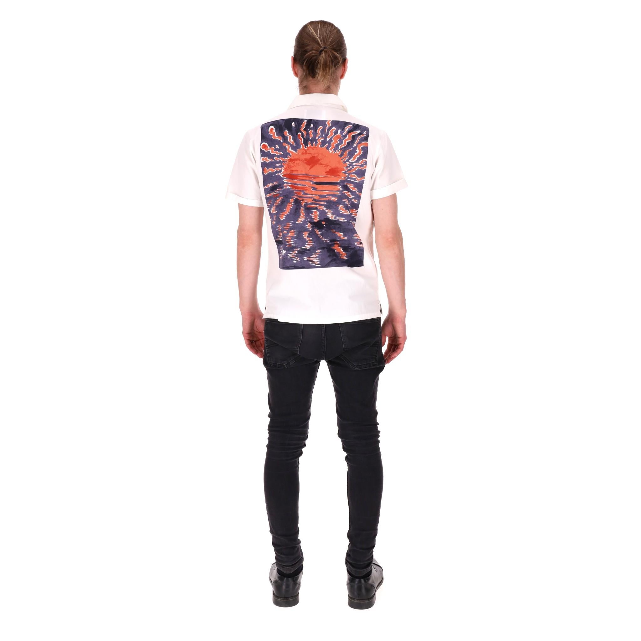 Folk X Goss Brothers 'The Drowned World' Cotton Shirt In Good Condition For Sale In London, GB