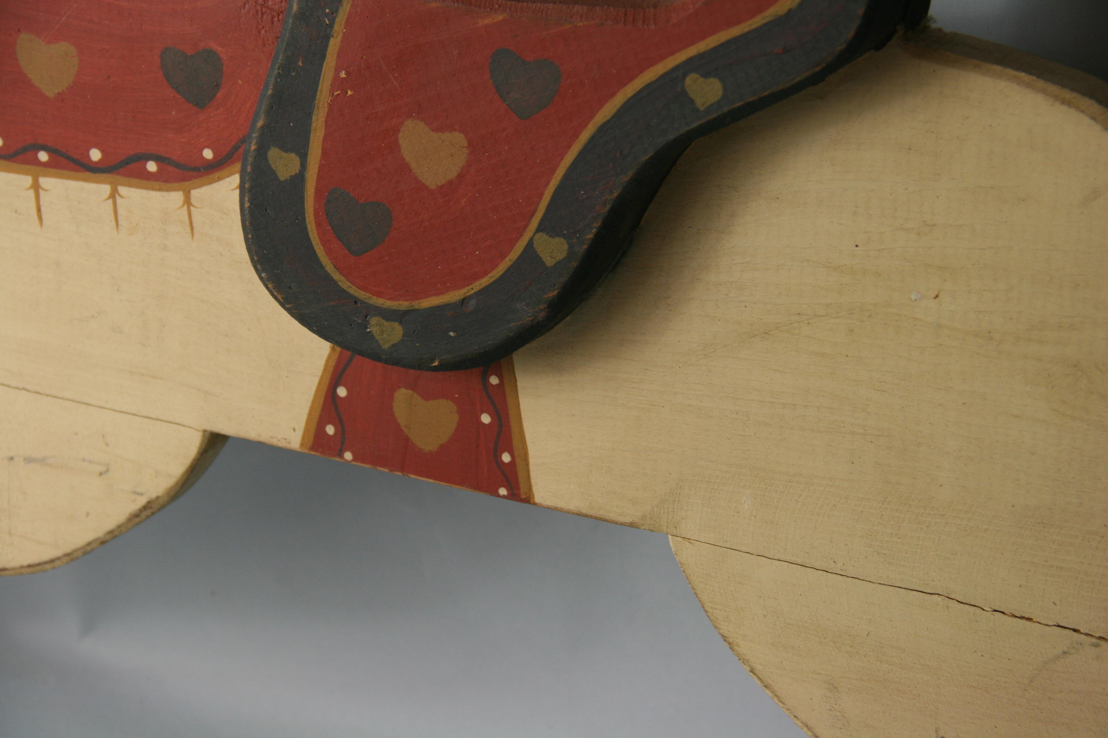 Escultura de pared Caballo Hand Made de FolkArt en venta 7