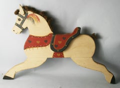 FolkArt Hand Made Horse Wall Sculpture