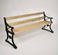 Folke Bensow, Cast Iron Garden Bench Nr. 3, Näfeqvarns Bruk, Sweden, 1920s