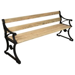 Folke Bensow, Cast Iron Garden Bench Nr. 3, Näfeqvarns Bruk, Sweden, 1920s