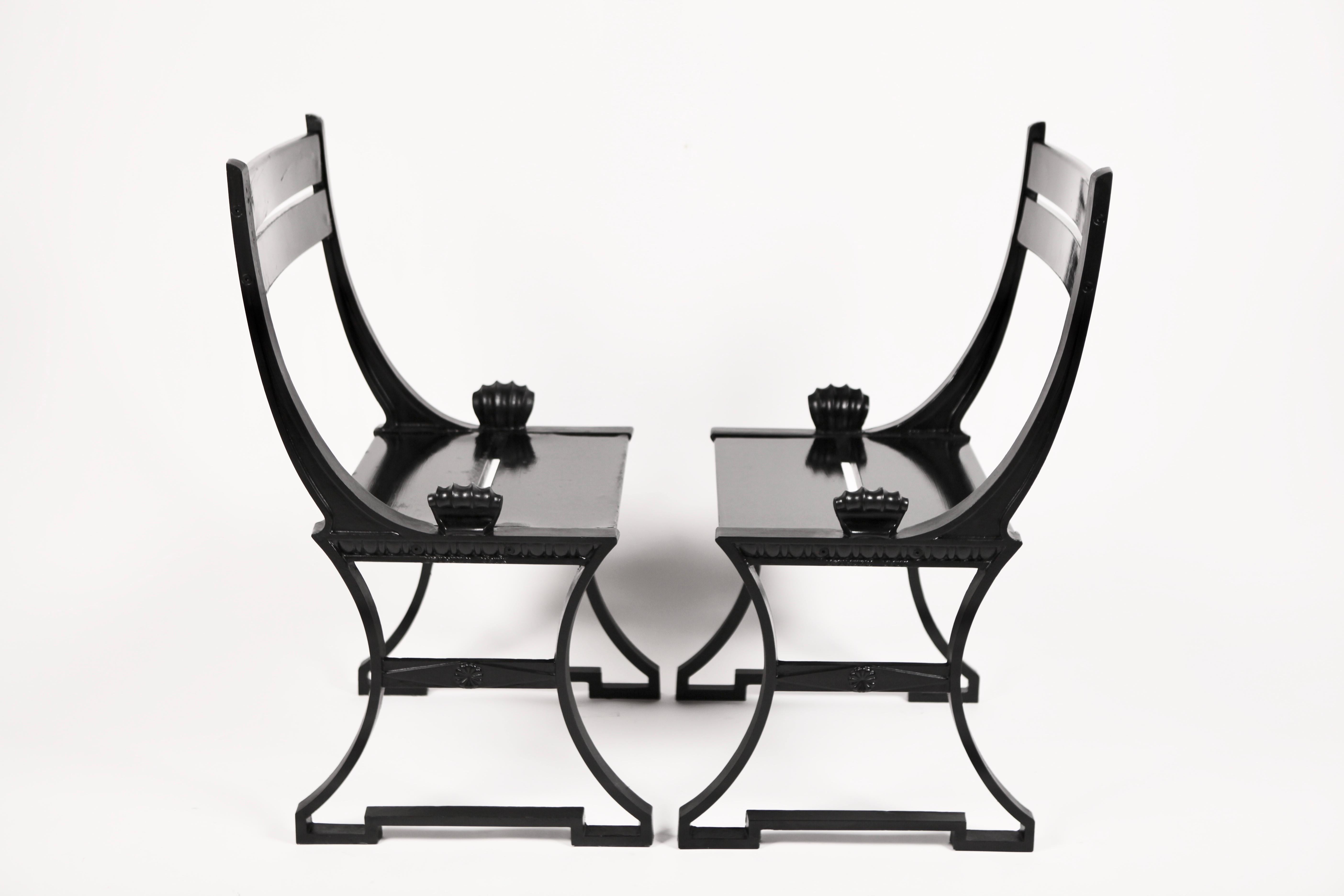 Folke Bensow, Pair of Scandinavian Modern Garden Chairs, Sweden, 1980s 5