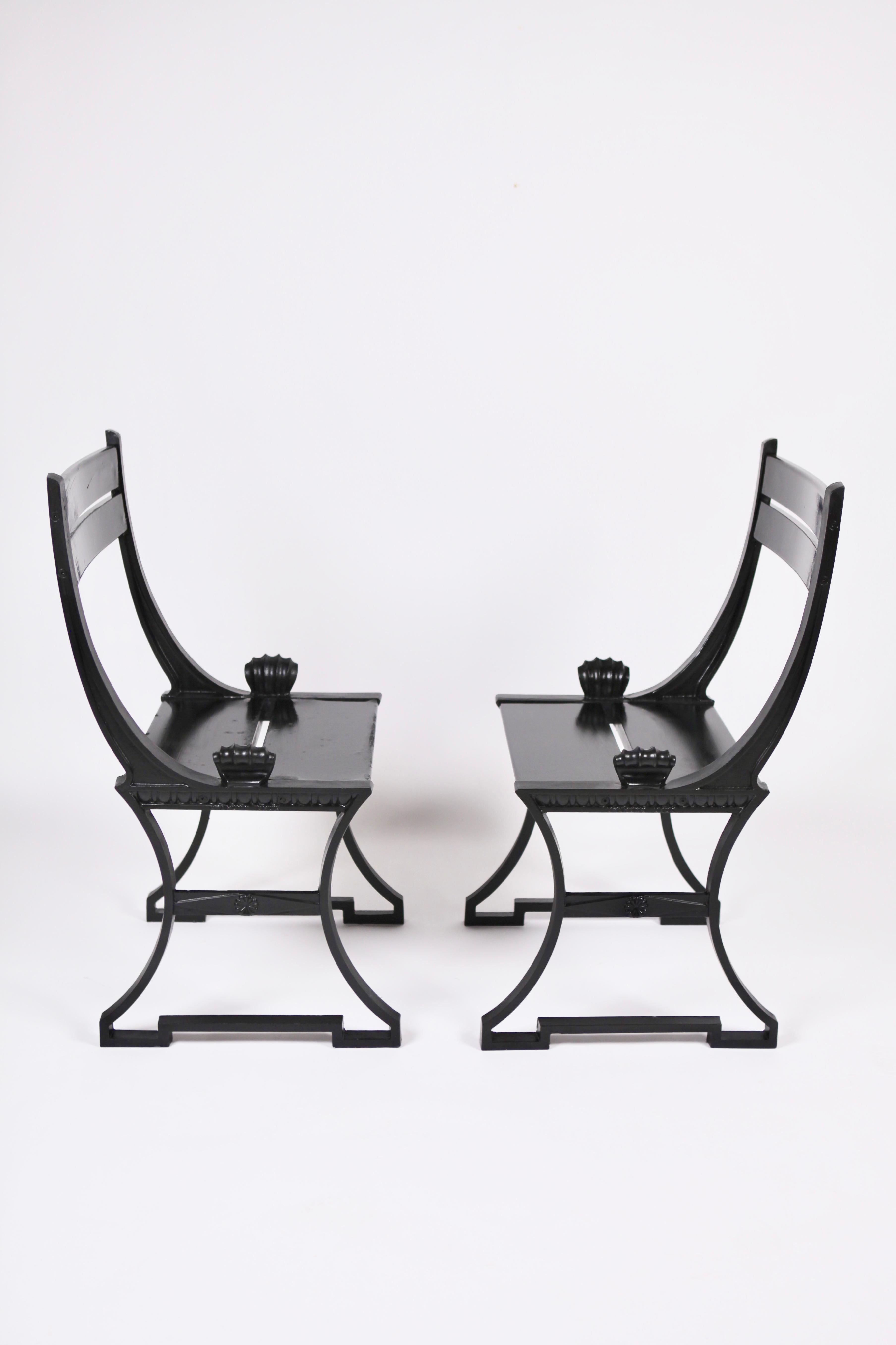 Swedish Folke Bensow, Pair of Scandinavian Modern Garden Chairs, Sweden, 1980s