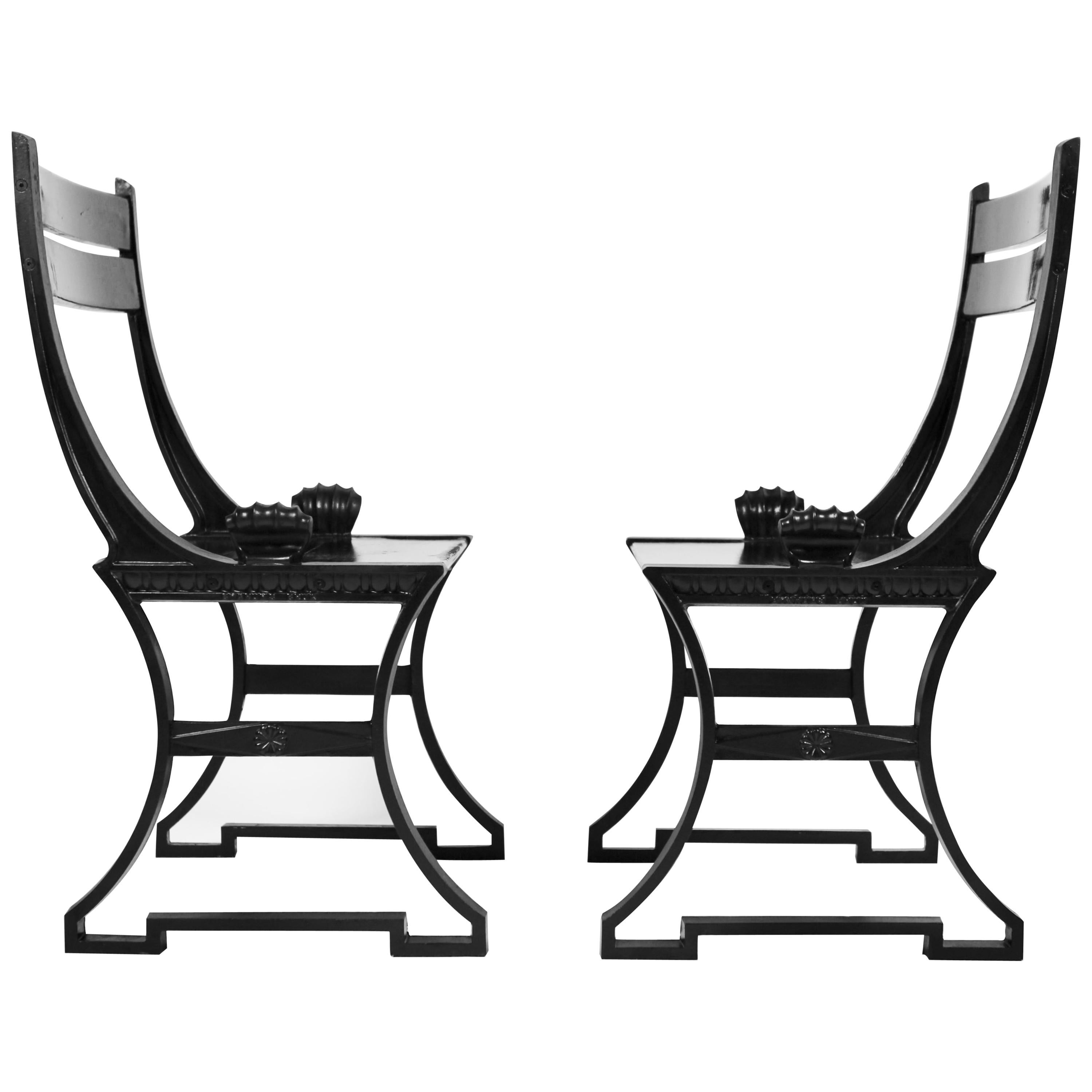 Folke Bensow, Pair of Scandinavian Modern Garden Chairs, Sweden, 1980s