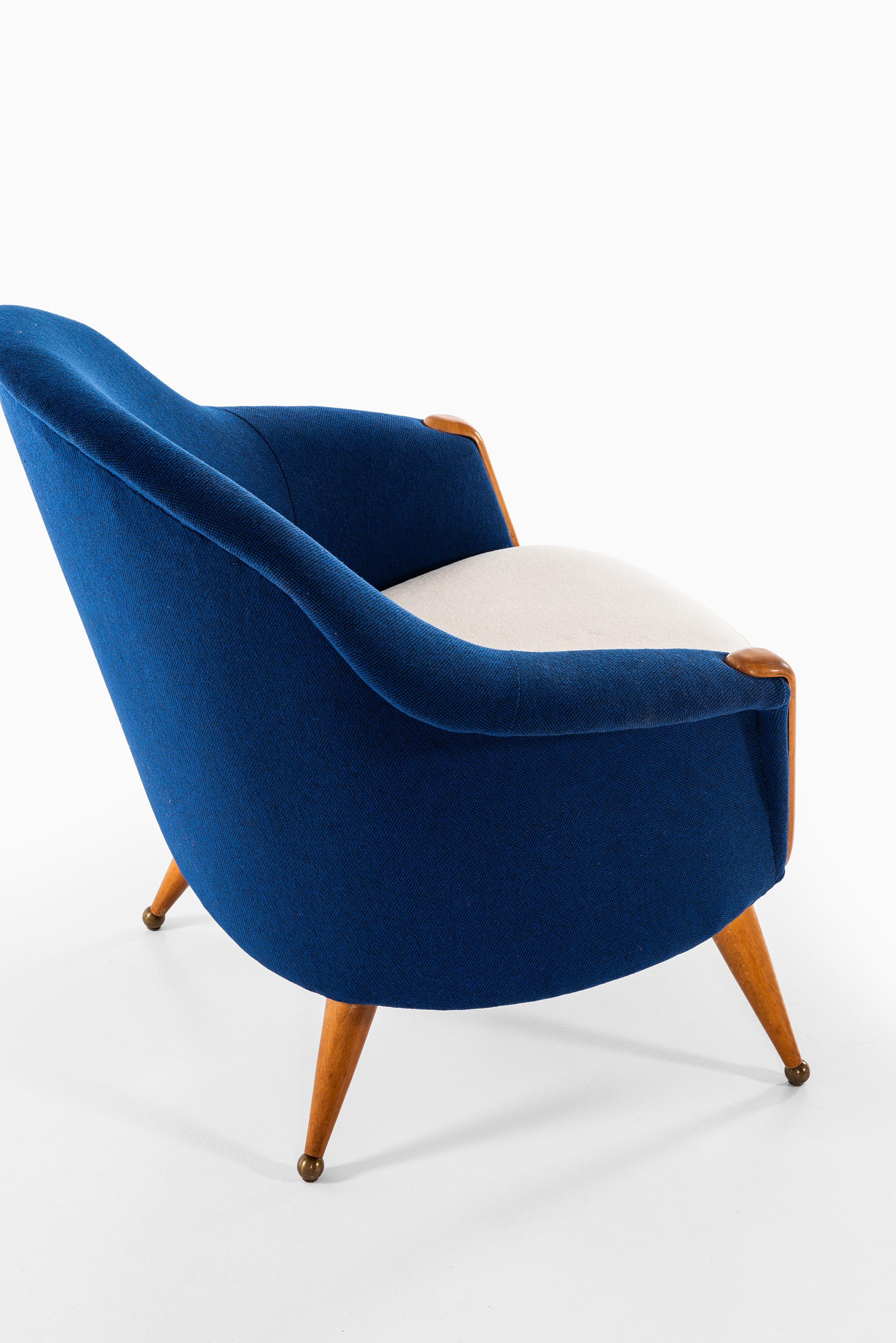 Scandinavian Modern Folke Jansson Easy Chair Model Orion Produced by SM Wincrantz in Sweden
