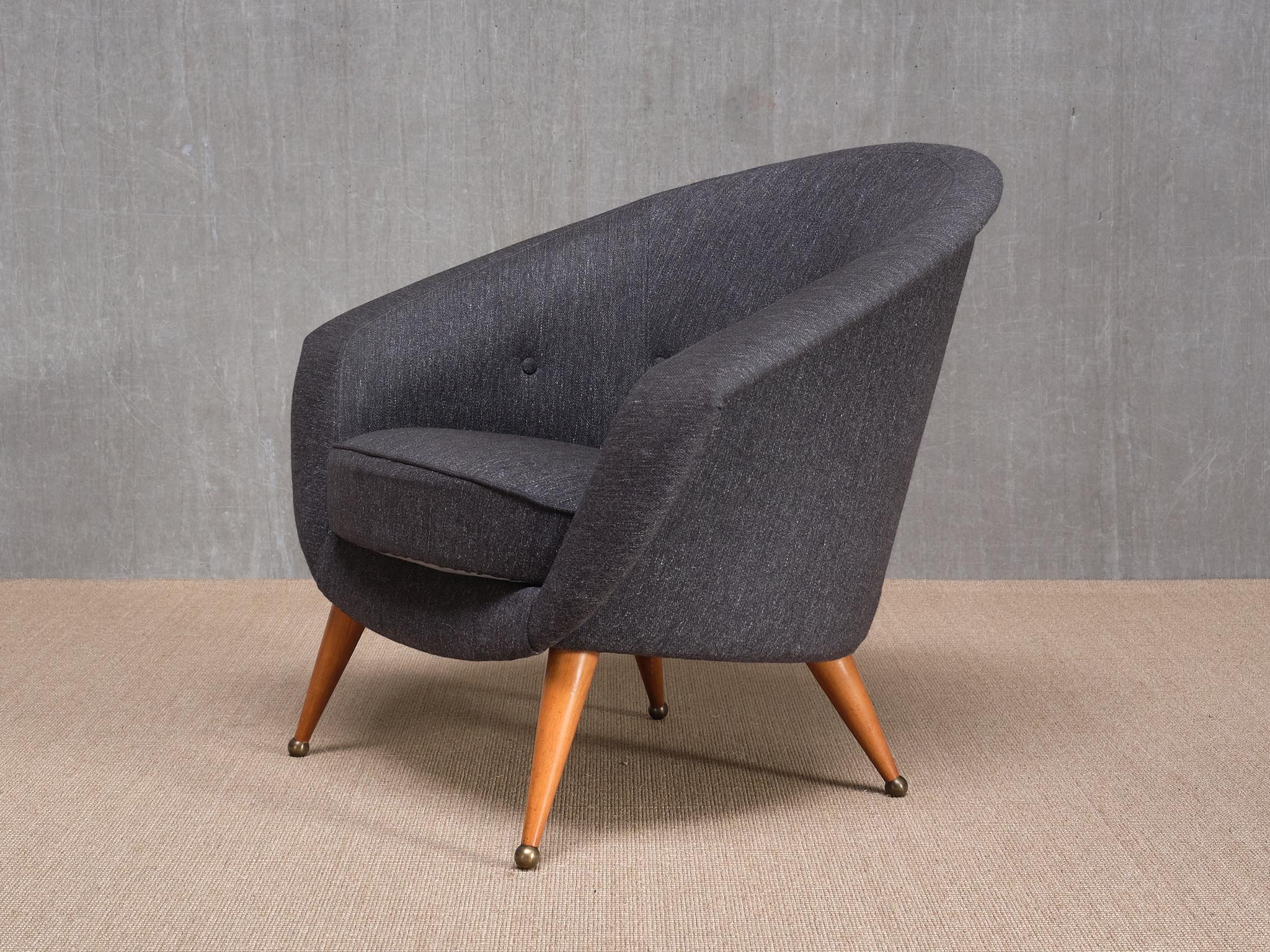 Folke Jansson 'Tellus' Armchair, SM Wincrantz, Skövde, Sweden, 1950s 5