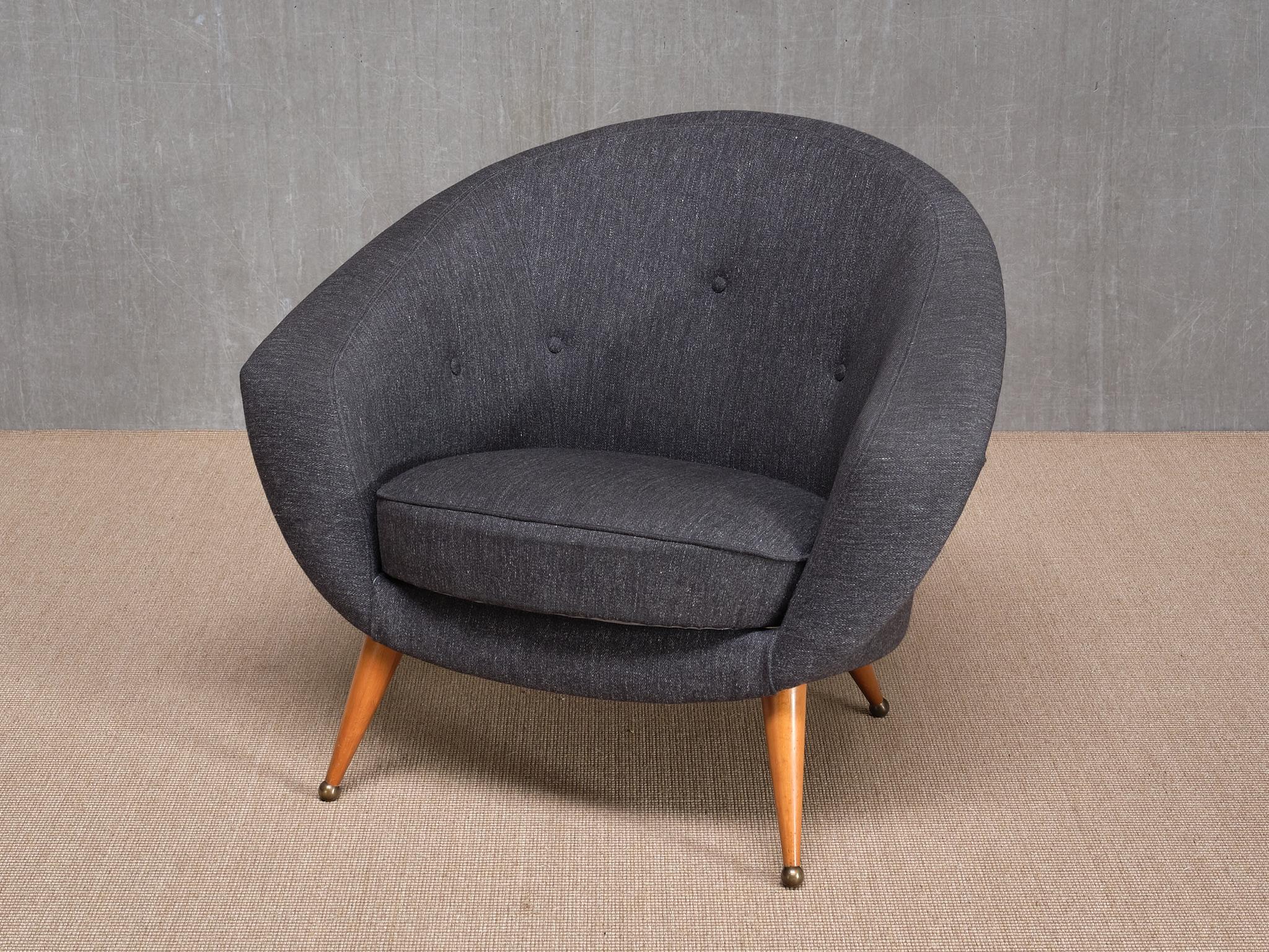 Folke Jansson 'Tellus' Armchair, SM Wincrantz, Skövde, Sweden, 1950s 6