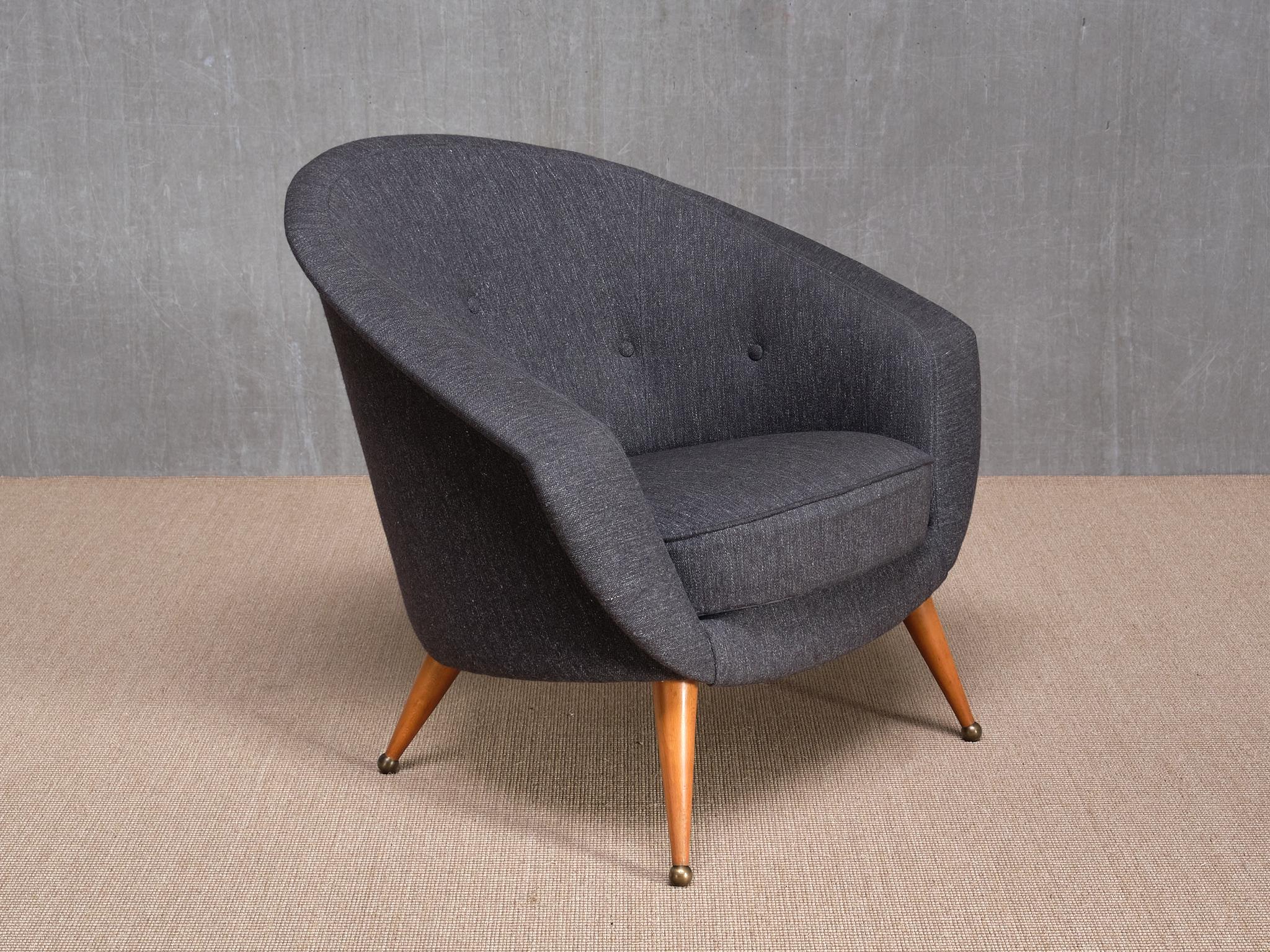Folke Jansson 'Tellus' Armchair, SM Wincrantz, Skövde, Sweden, 1950s 7