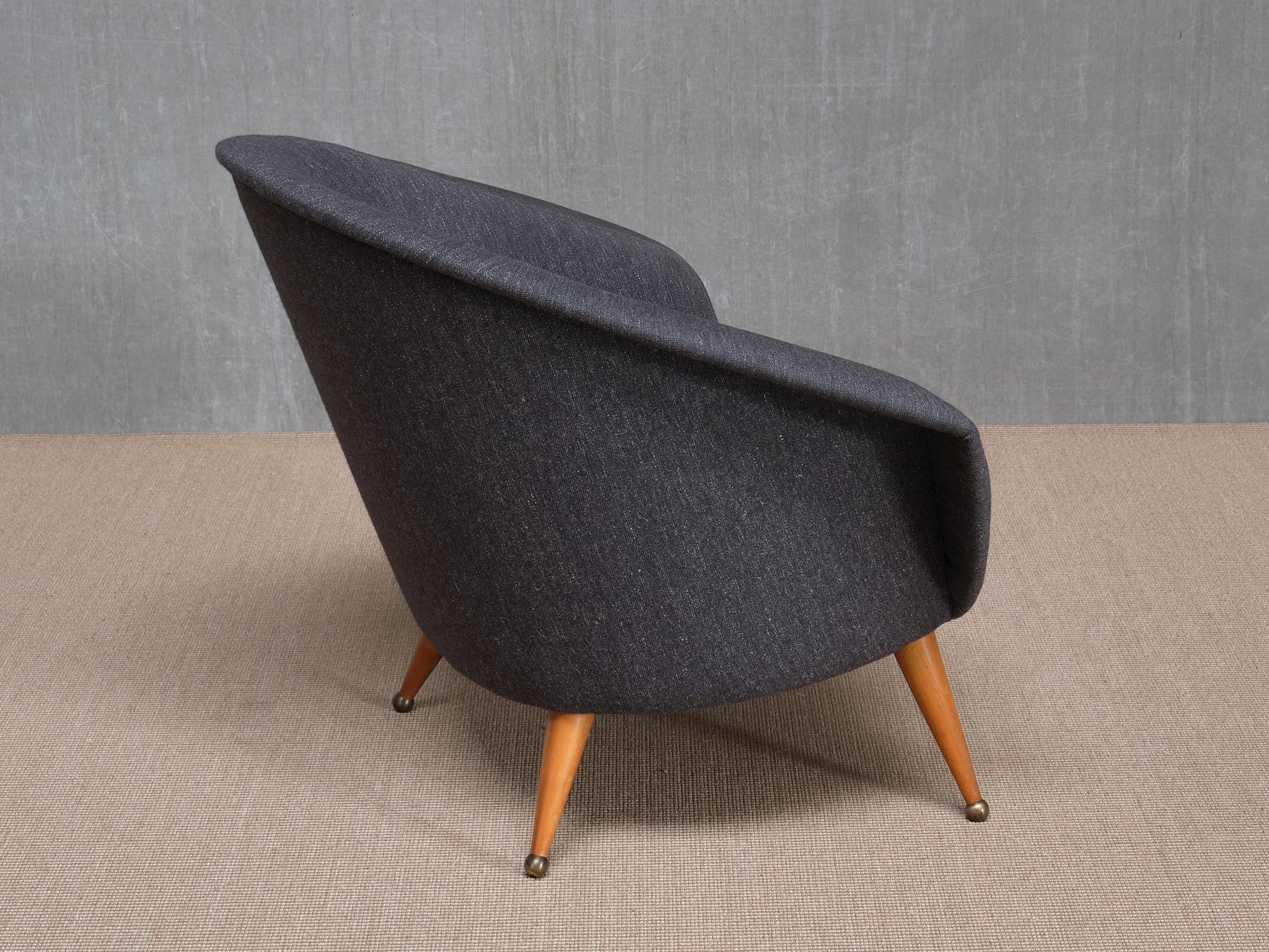 Folke Jansson 'Tellus' Armchair, SM Wincrantz, Skövde, Sweden, 1950s 1