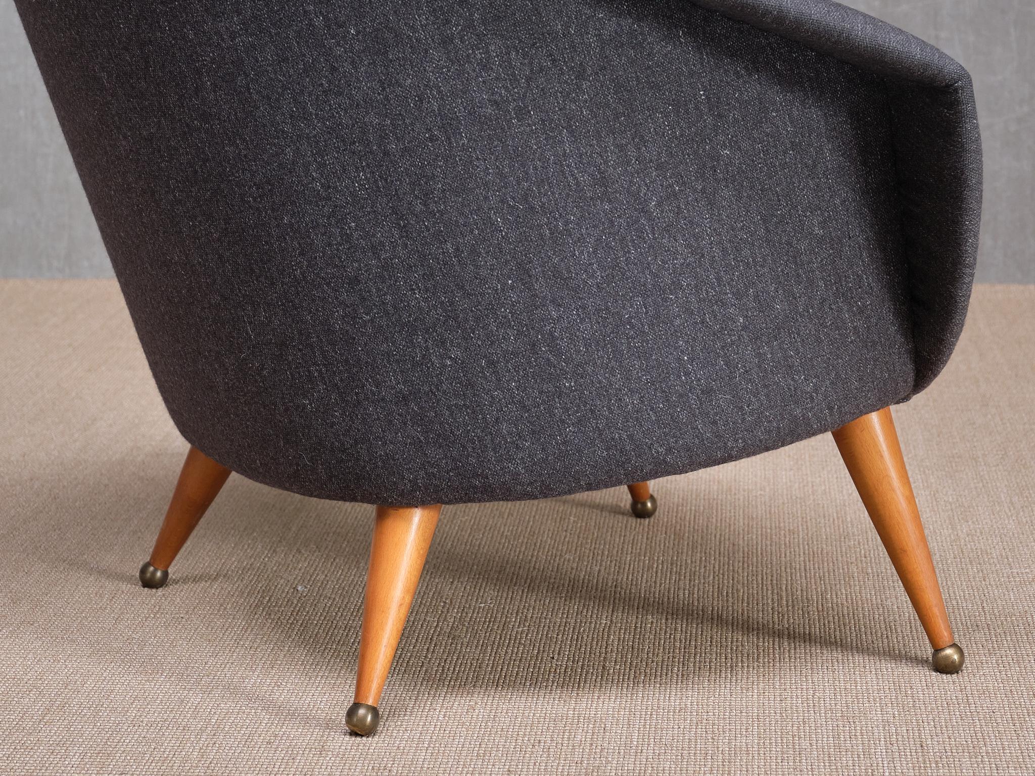 Folke Jansson 'Tellus' Armchair, SM Wincrantz, Skövde, Sweden, 1950s 2