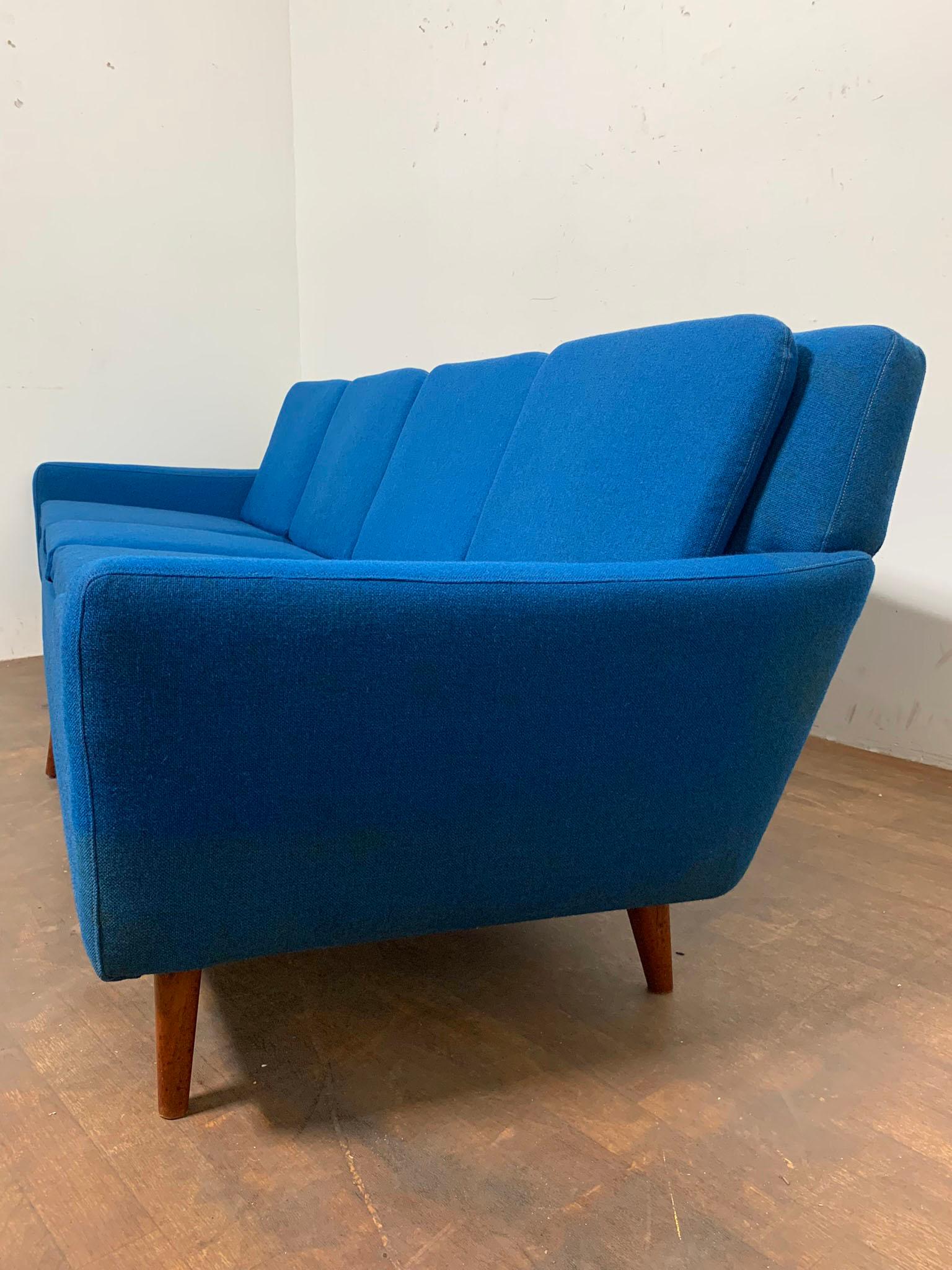 Mid-Century Modern Folke Ohllson for Dux Danish Modern Four Seat Sofa, Circa 1960s