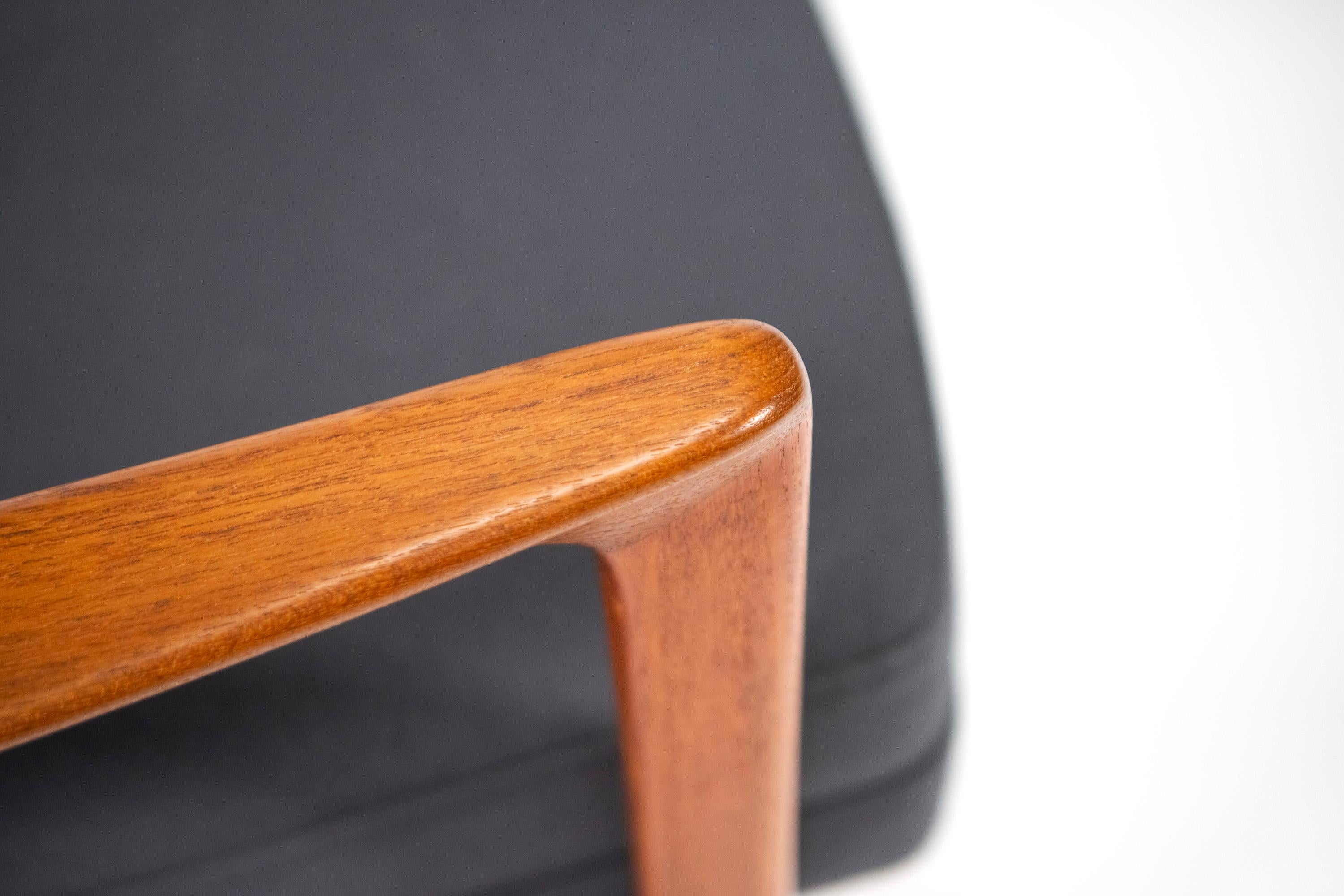 Folke Ohlsson teak 'Duxiesta' Adjustable Arm Chair by DUX - Sweden 1960's For Sale 5