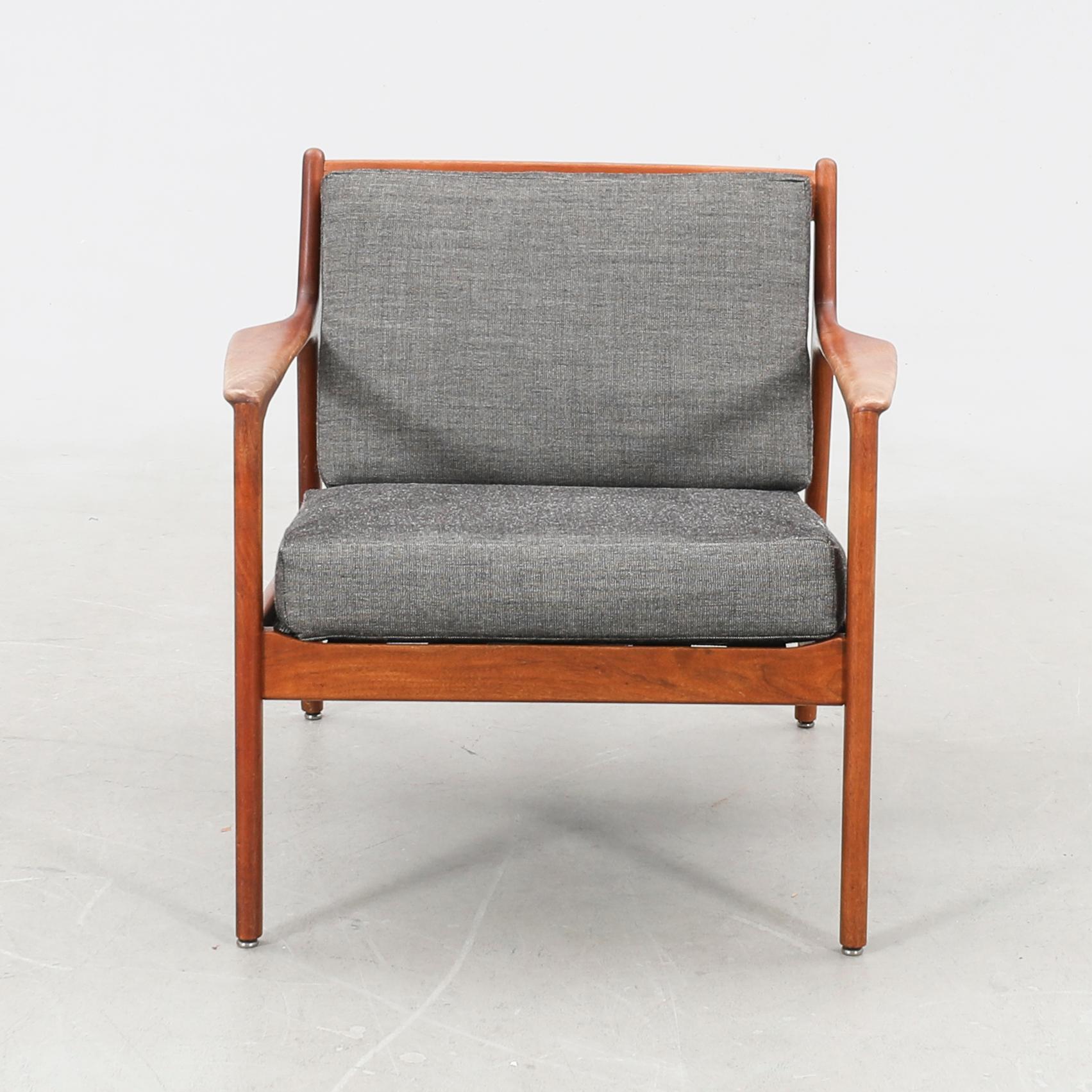 Swedish Folke Ohlsson armchair model USA for DUX Sweden 1960 For Sale