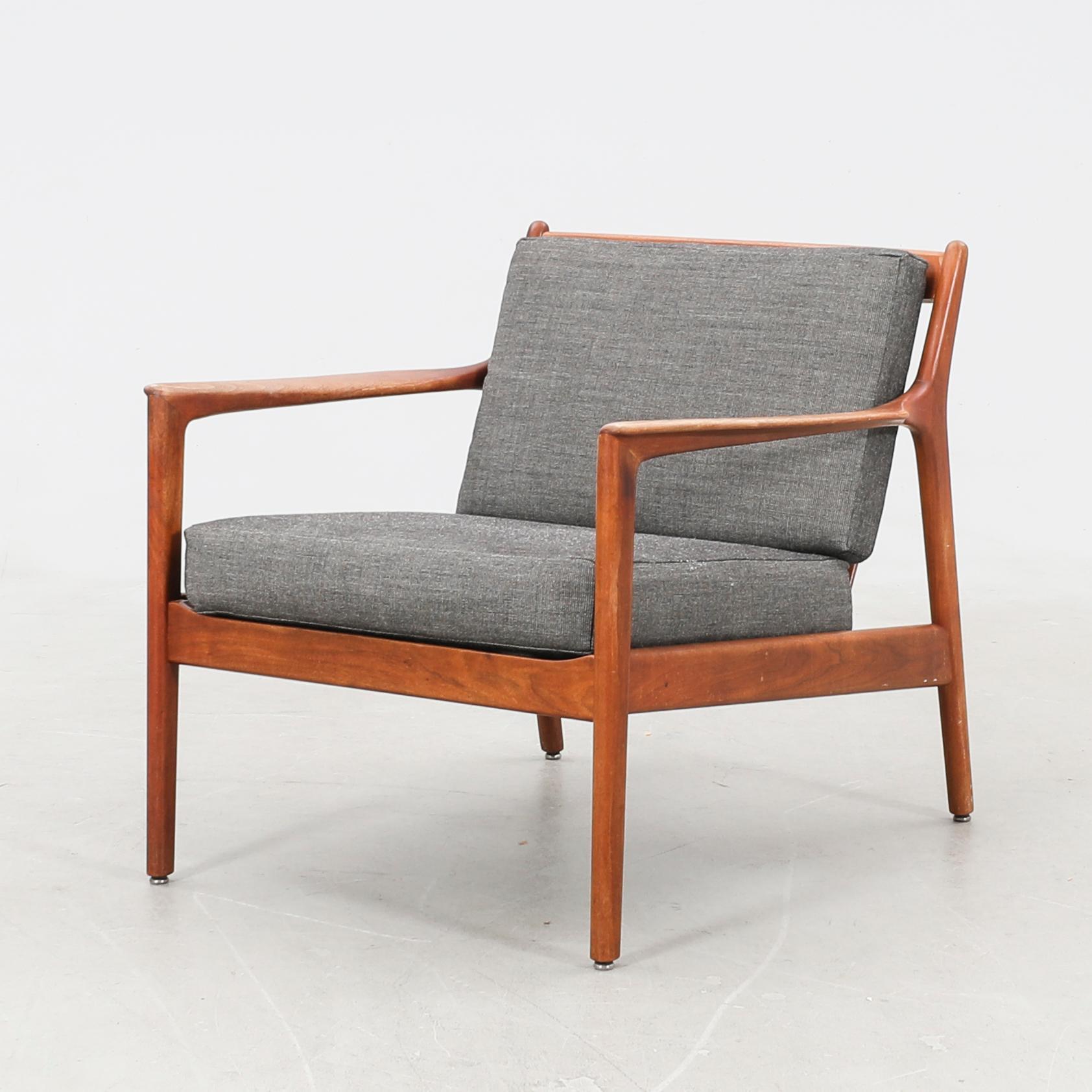 Folke Ohlsson armchair model USA for DUX Sweden 1960 In Fair Condition For Sale In Paris, FR
