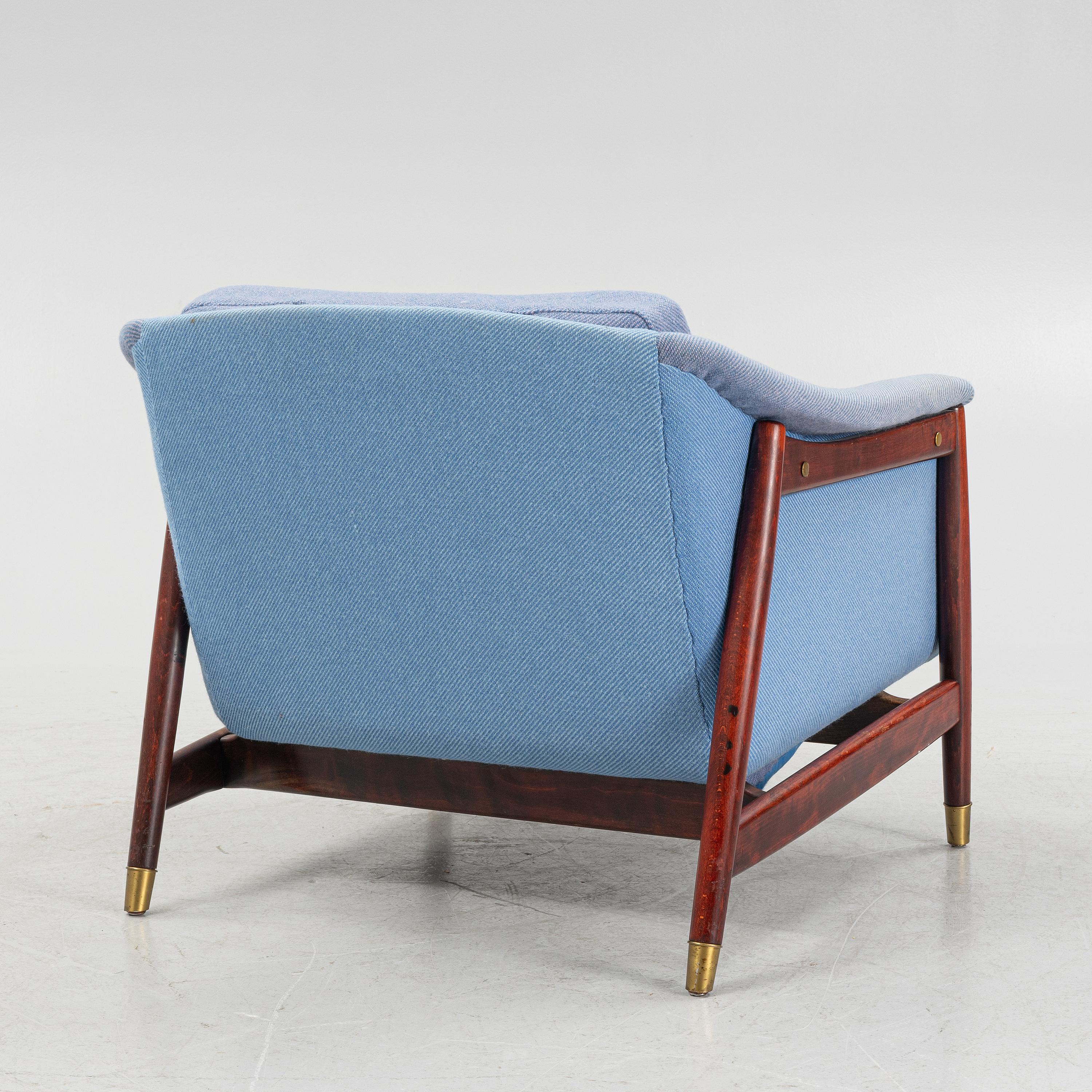 20ième siècle Folke Ohlsson  fauteuil  « Scaania » pour Dux Suède 1960 en vente