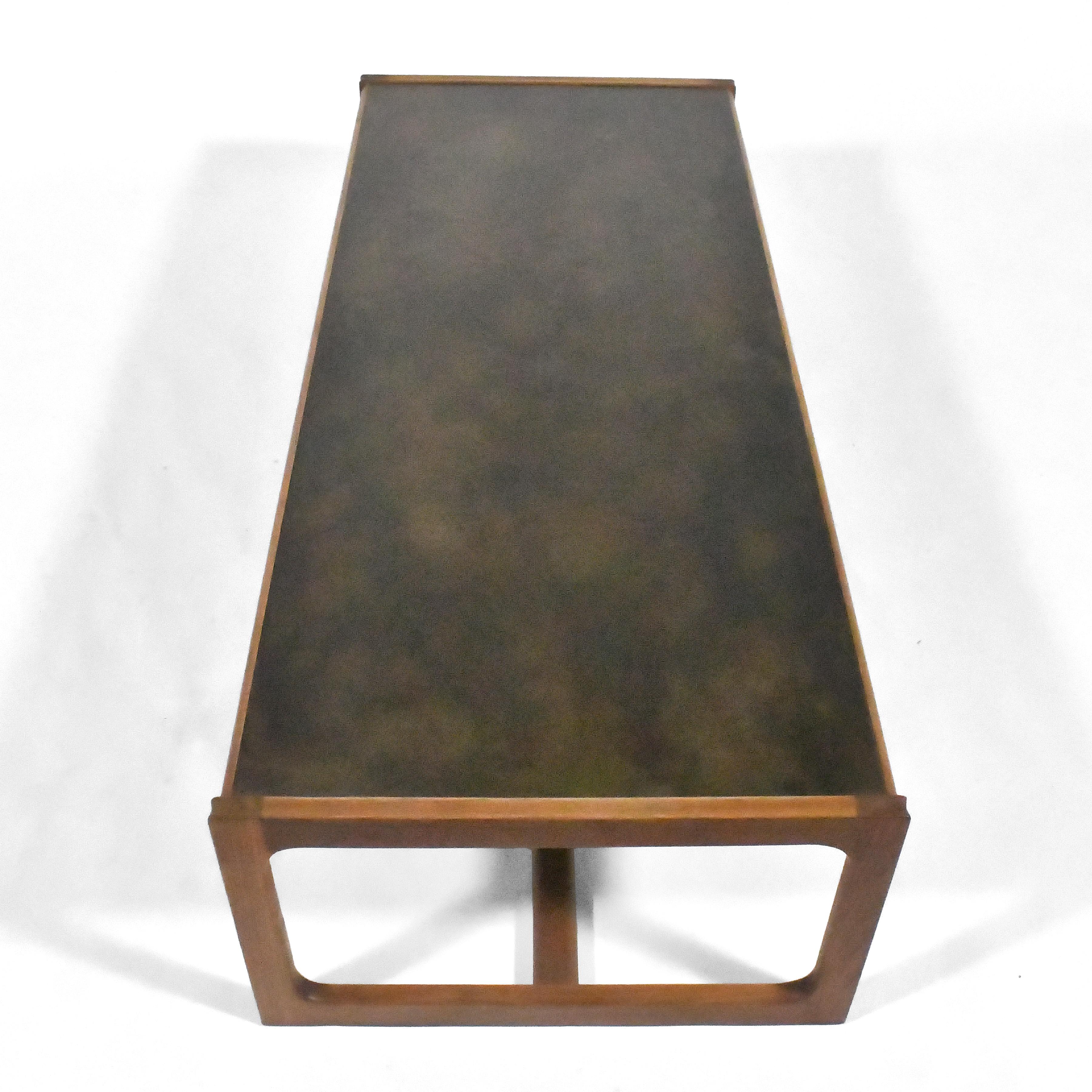Table basse Folke Ohlsson avec plateau en bronze par DUX en vente 3