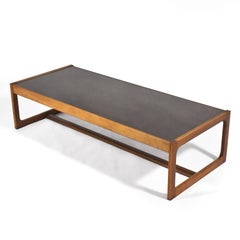 Table basse Folke Ohlsson avec plateau en bronze par DUX