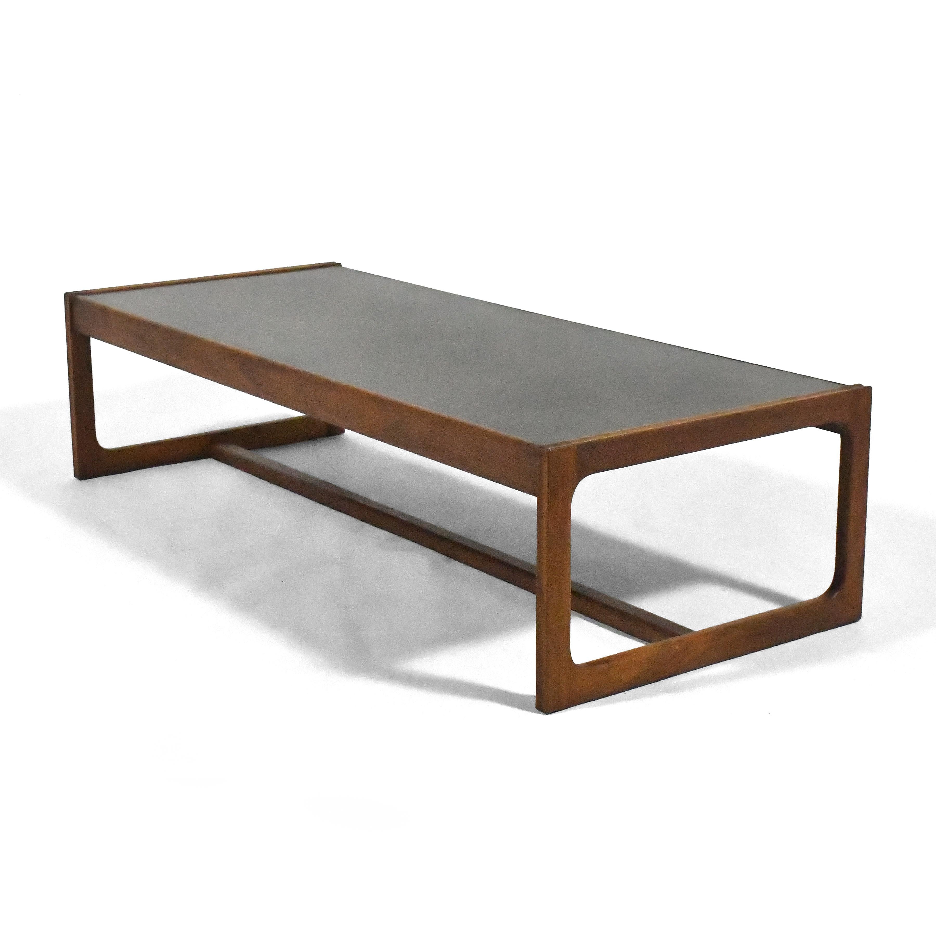 Bronze Table basse Folke Ohlsson avec plateau en bronze par DUX en vente