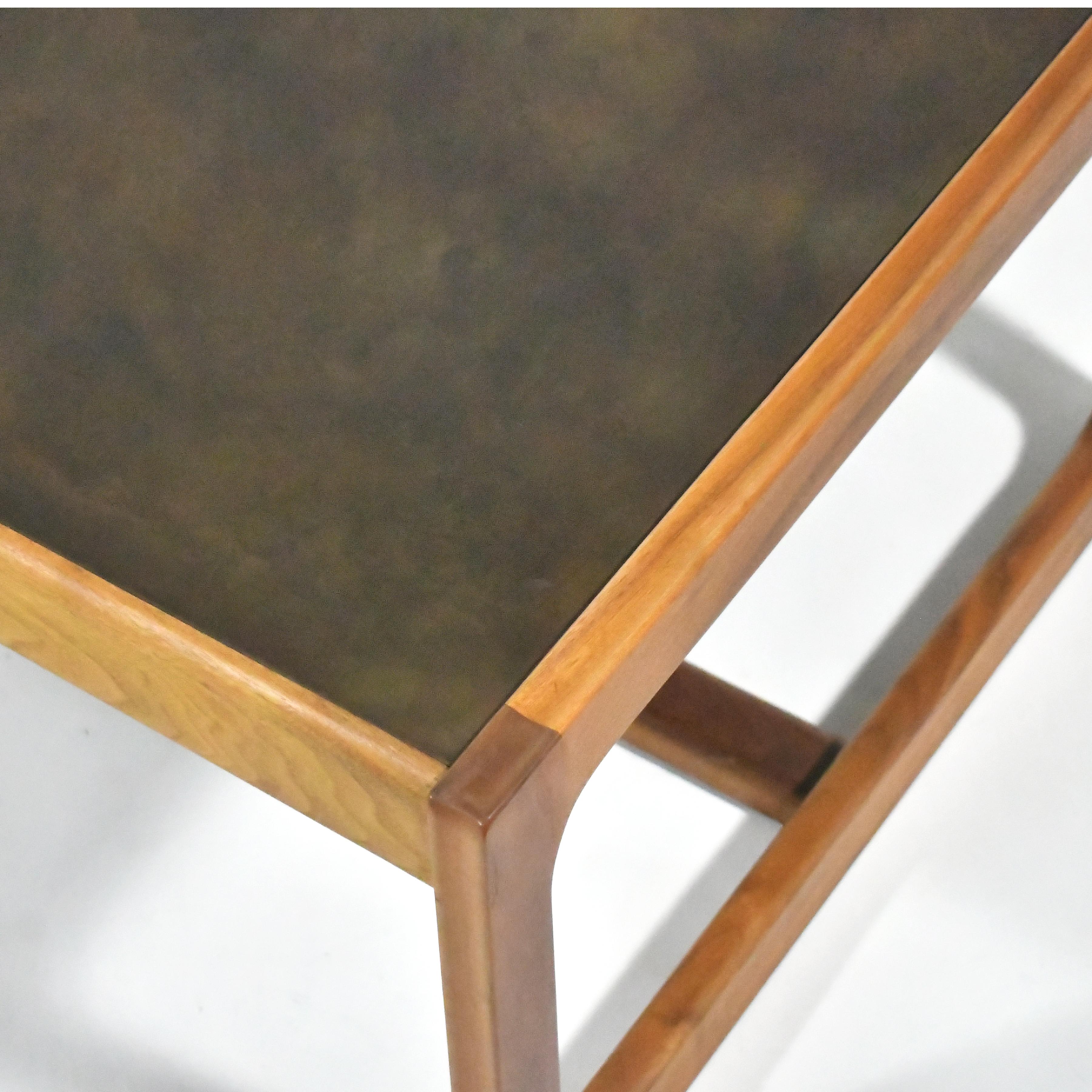 Table basse Folke Ohlsson avec plateau en bronze par DUX en vente 1