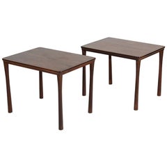 Folke Ohlsson, "Colorado, " Pair of Midcentury Teak Side Tables, Sweden, 1950s