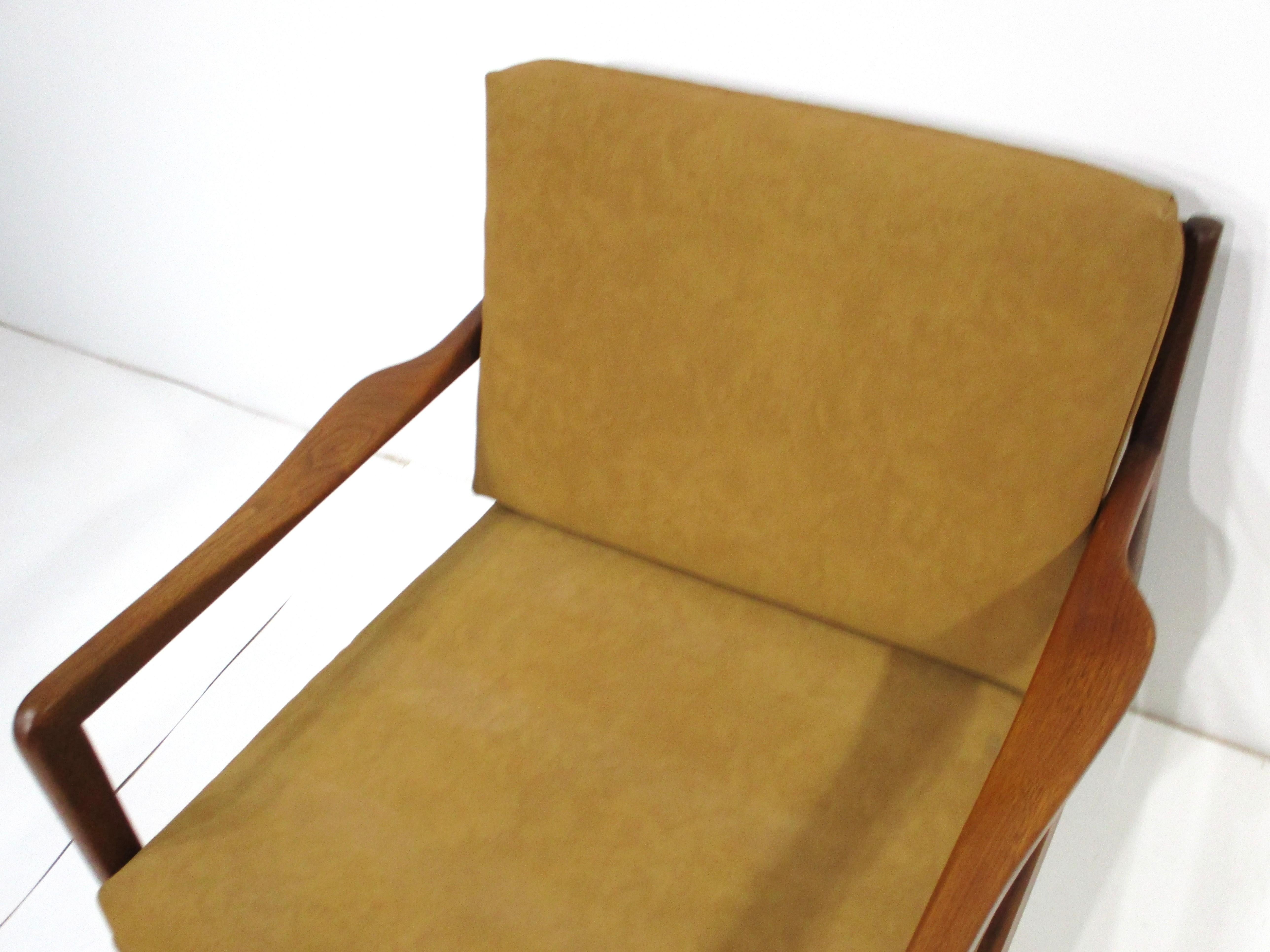 Folke Ohlsson Chaise longue danoise en teck pour Dux en vente 3