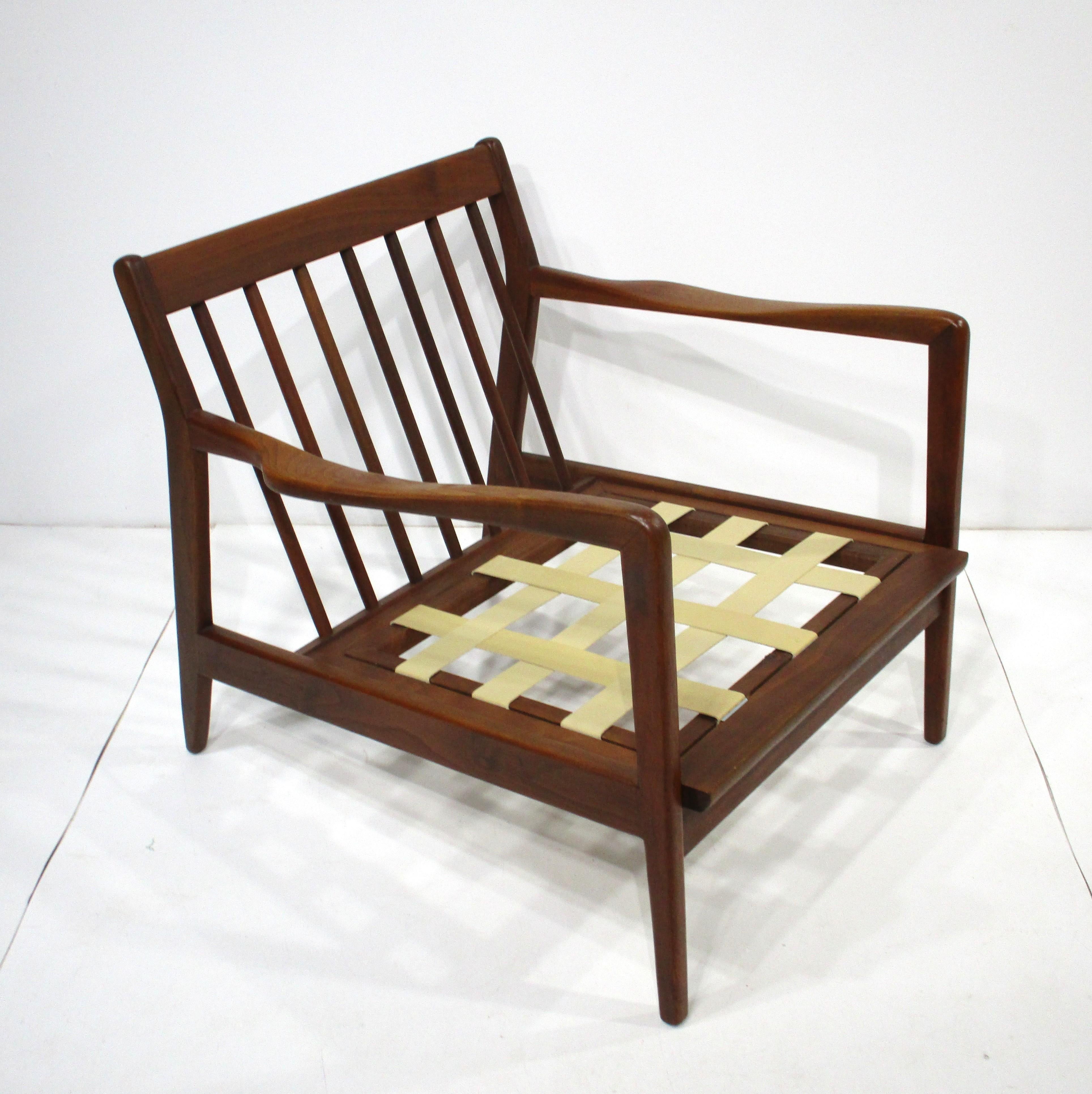 Folke Ohlsson Chaise longue danoise en teck pour Dux en vente 4