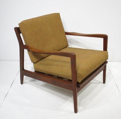 Folke Ohlsson Chaise longue danoise en teck pour Dux