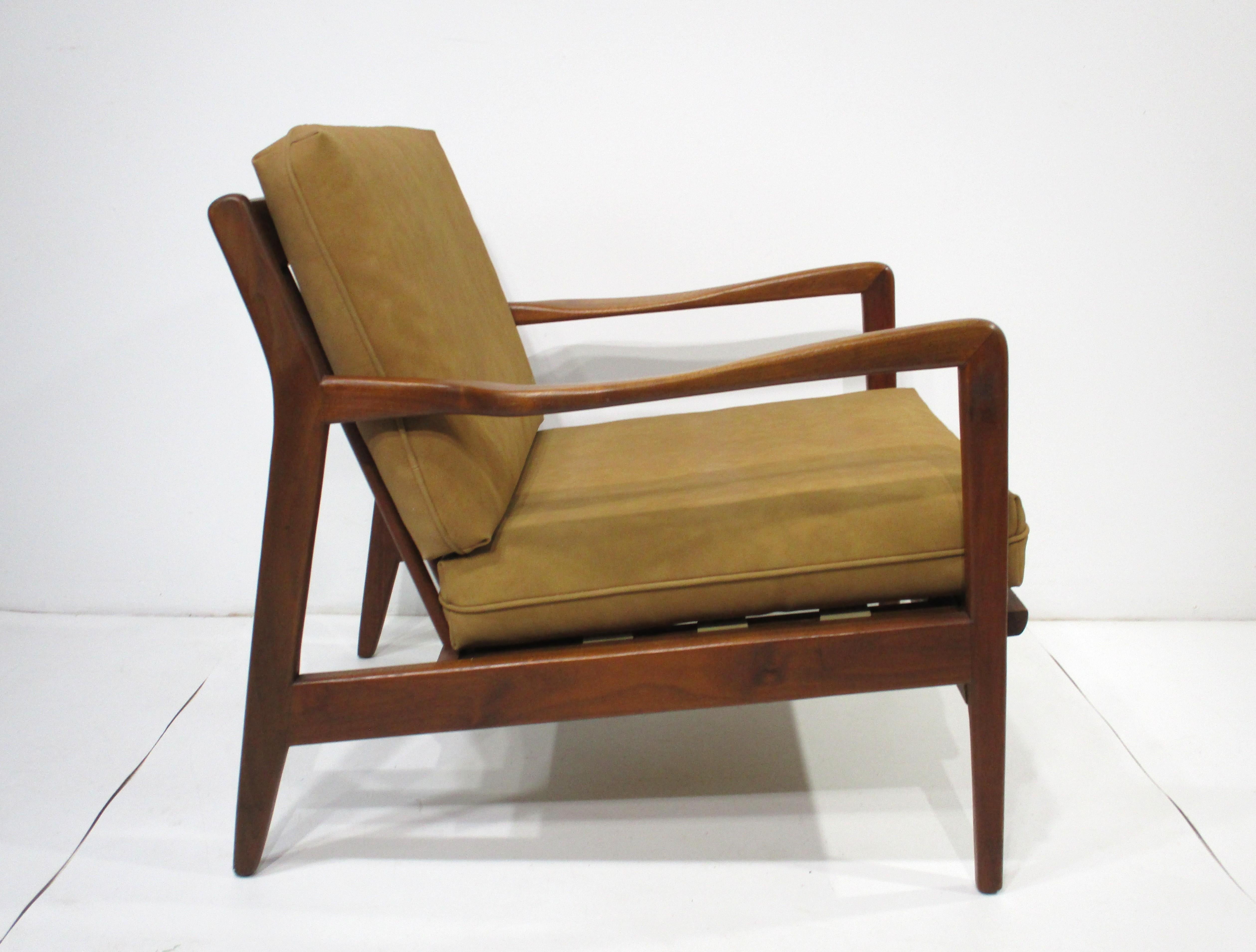 Mid-Century Modern Folke Ohlsson Chaise longue danoise en teck pour Dux en vente