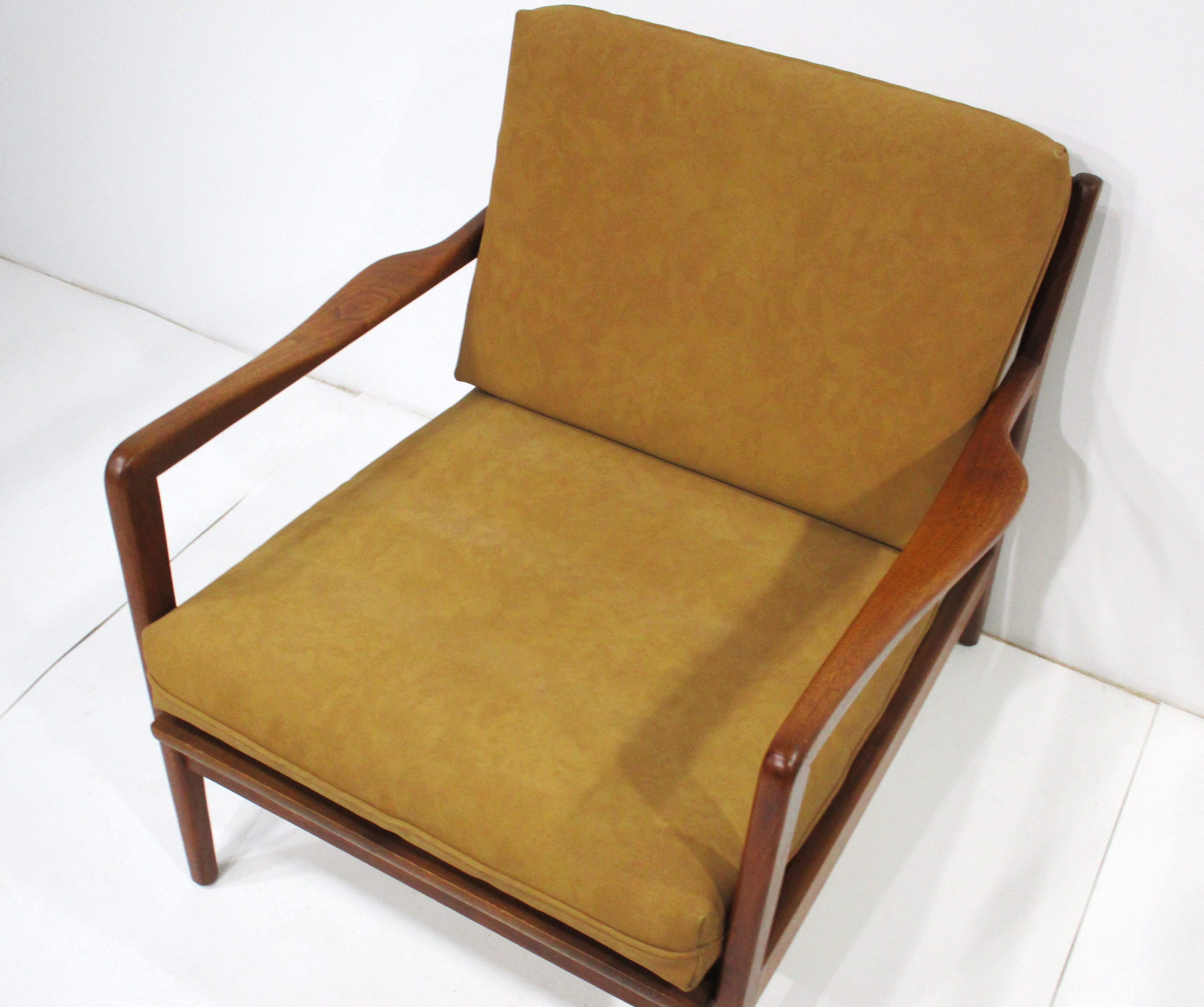 Folke Ohlsson Chaise longue danoise en teck pour Dux en vente 2