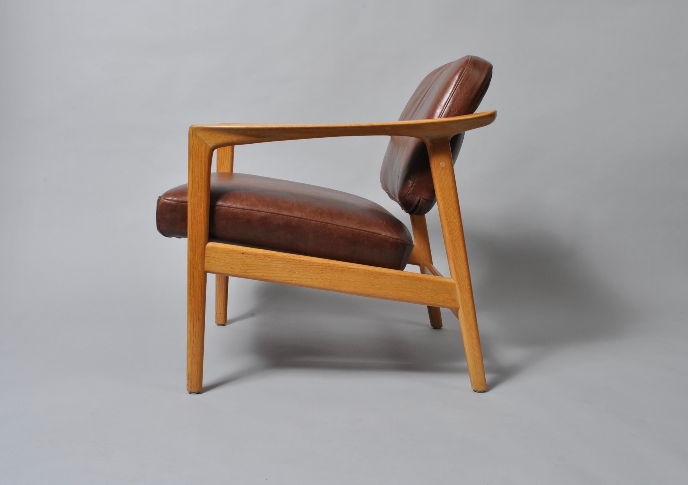 Leather Folke Ohlsson DUX Lounge Chair