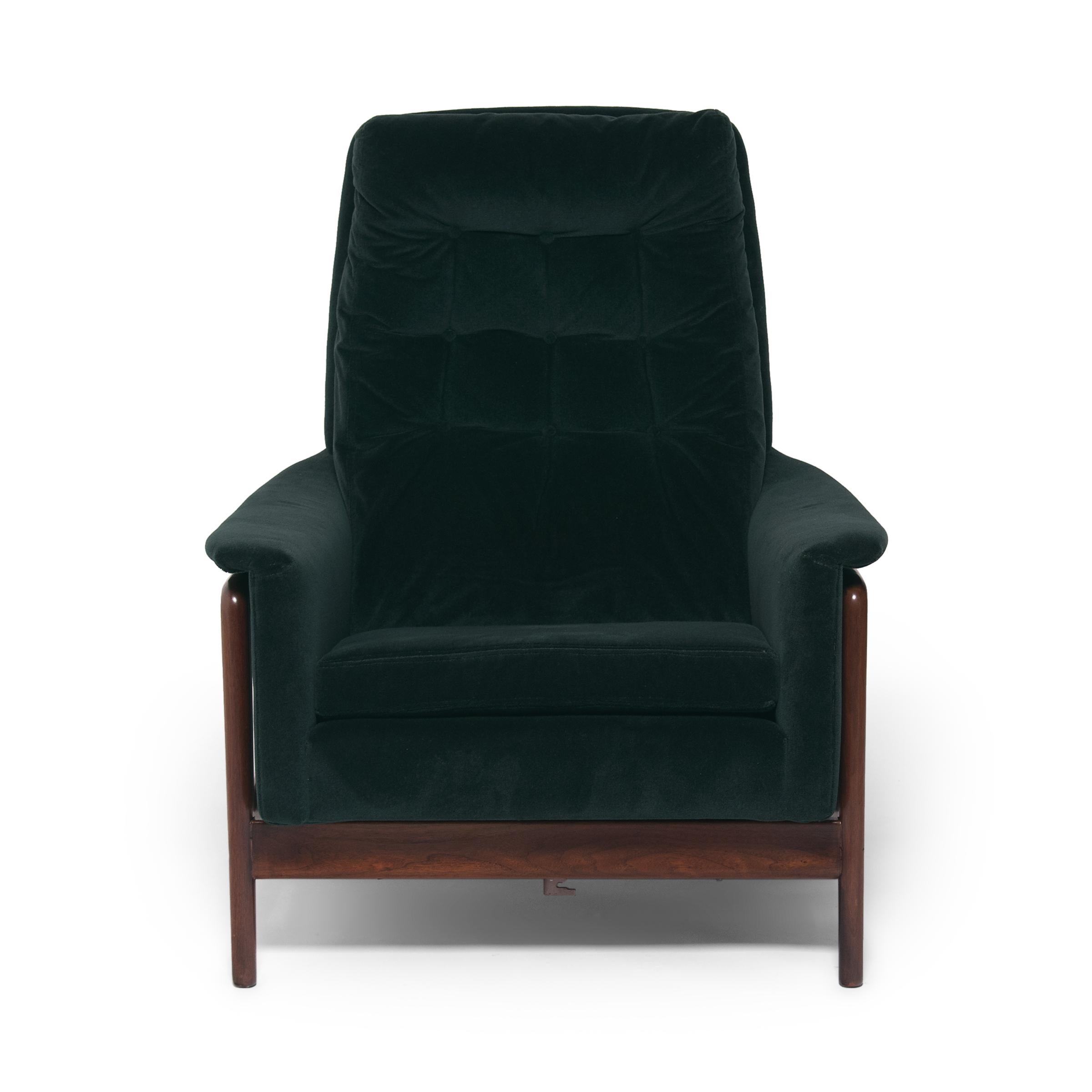 Scandinavian Modern Folke Ohlsson Dux Profil Lounge Chair Set