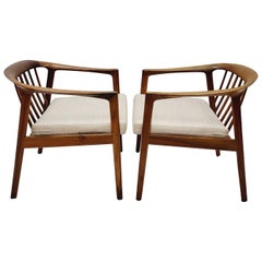 Folke Ohlsson for DUX Furniture Pair of Armchairs