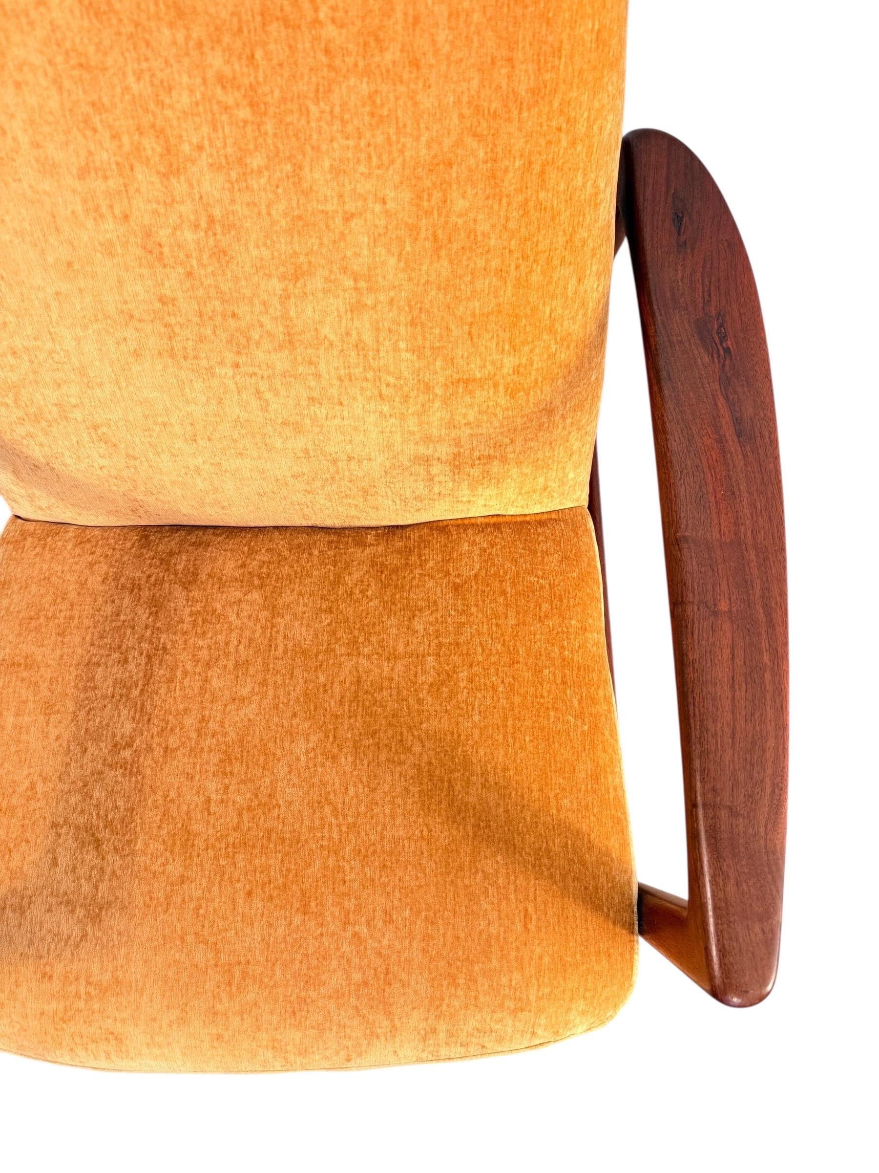 Folke Ohlsson for DUX High-Back Lounge Chair with Ottoman 5