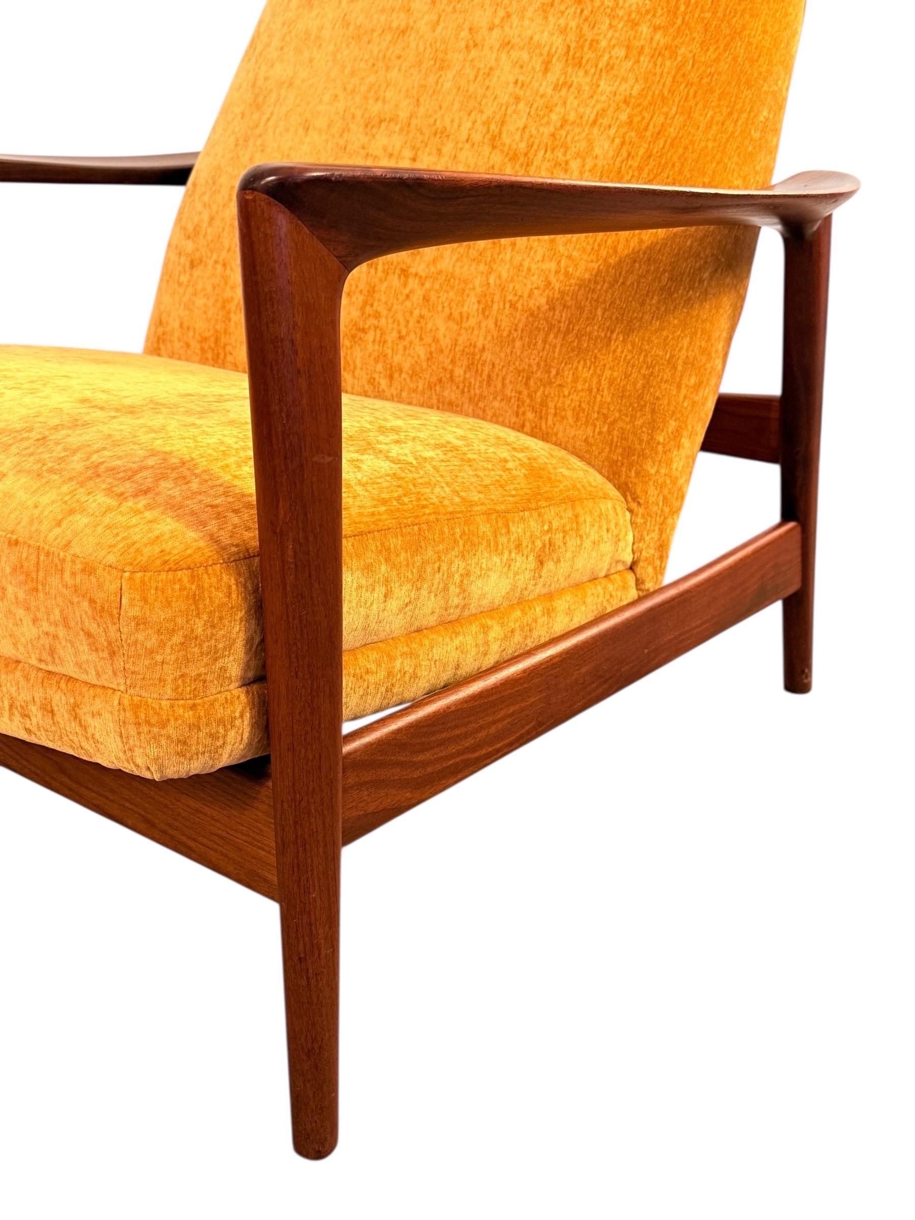 Folke Ohlsson for DUX High-Back Lounge Chair with Ottoman 2