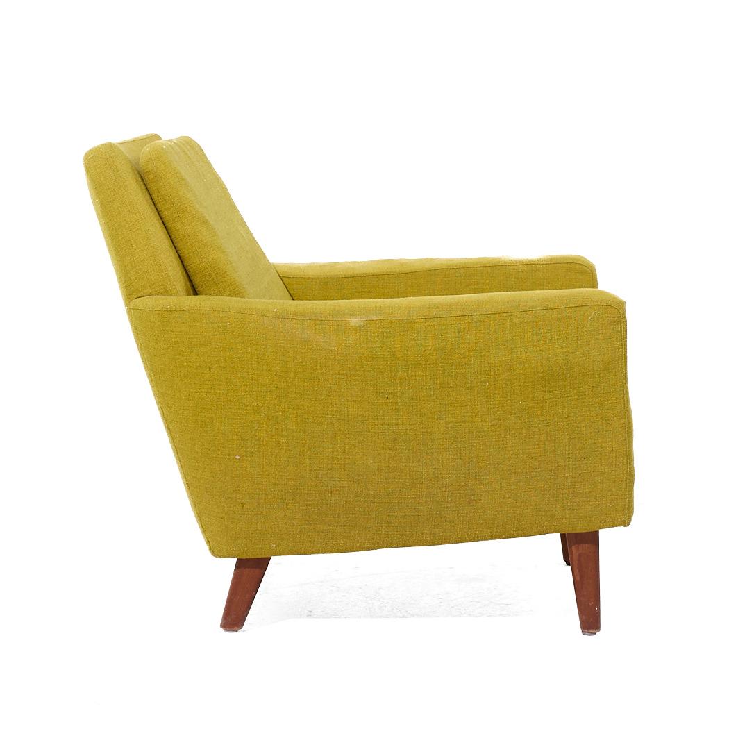 Folke Ohlsson for Dux Mid Century Danish Teak Lounge Chairs - Pair For Sale 3