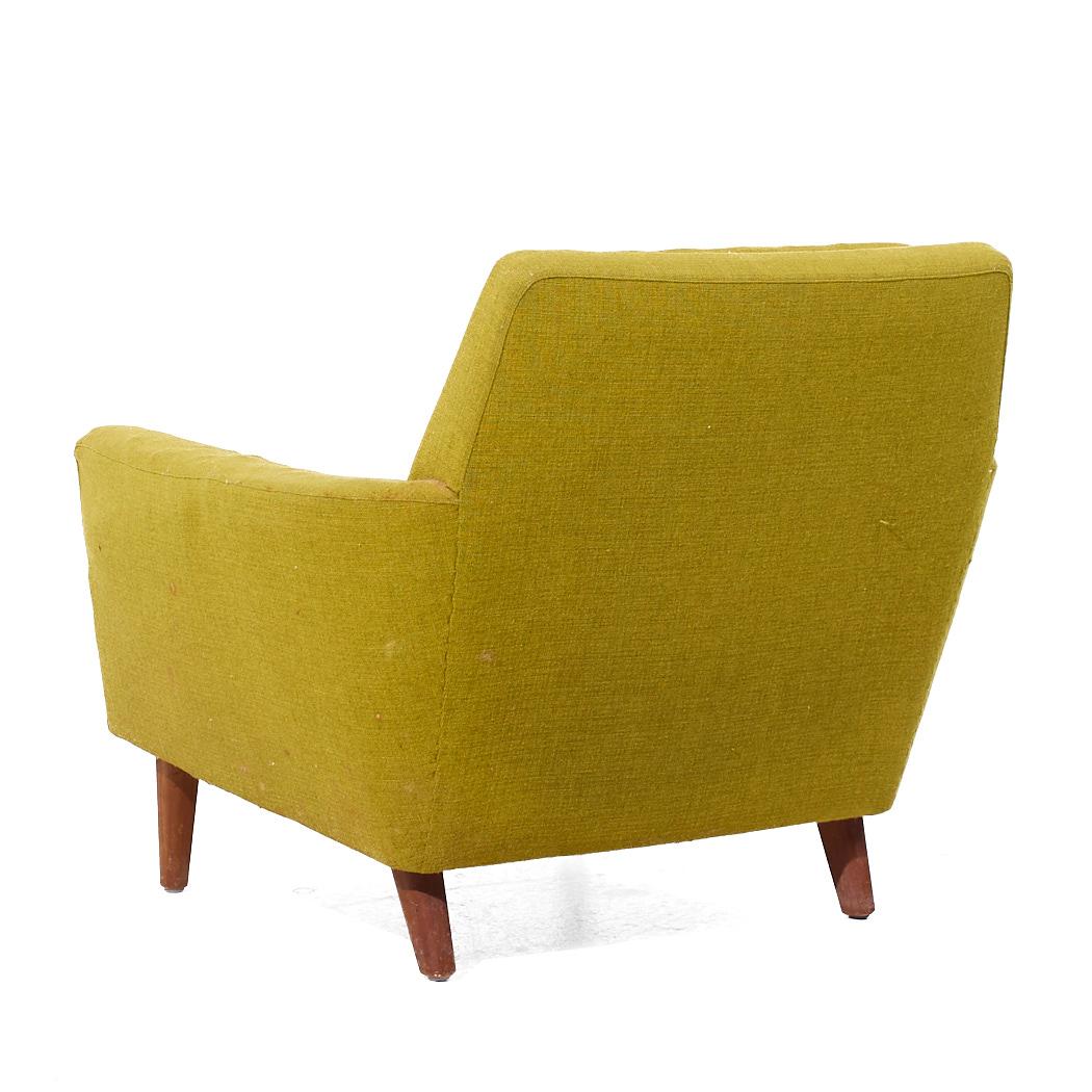 Folke Ohlsson for Dux Mid Century Danish Teak Lounge Chairs - Pair For Sale 2