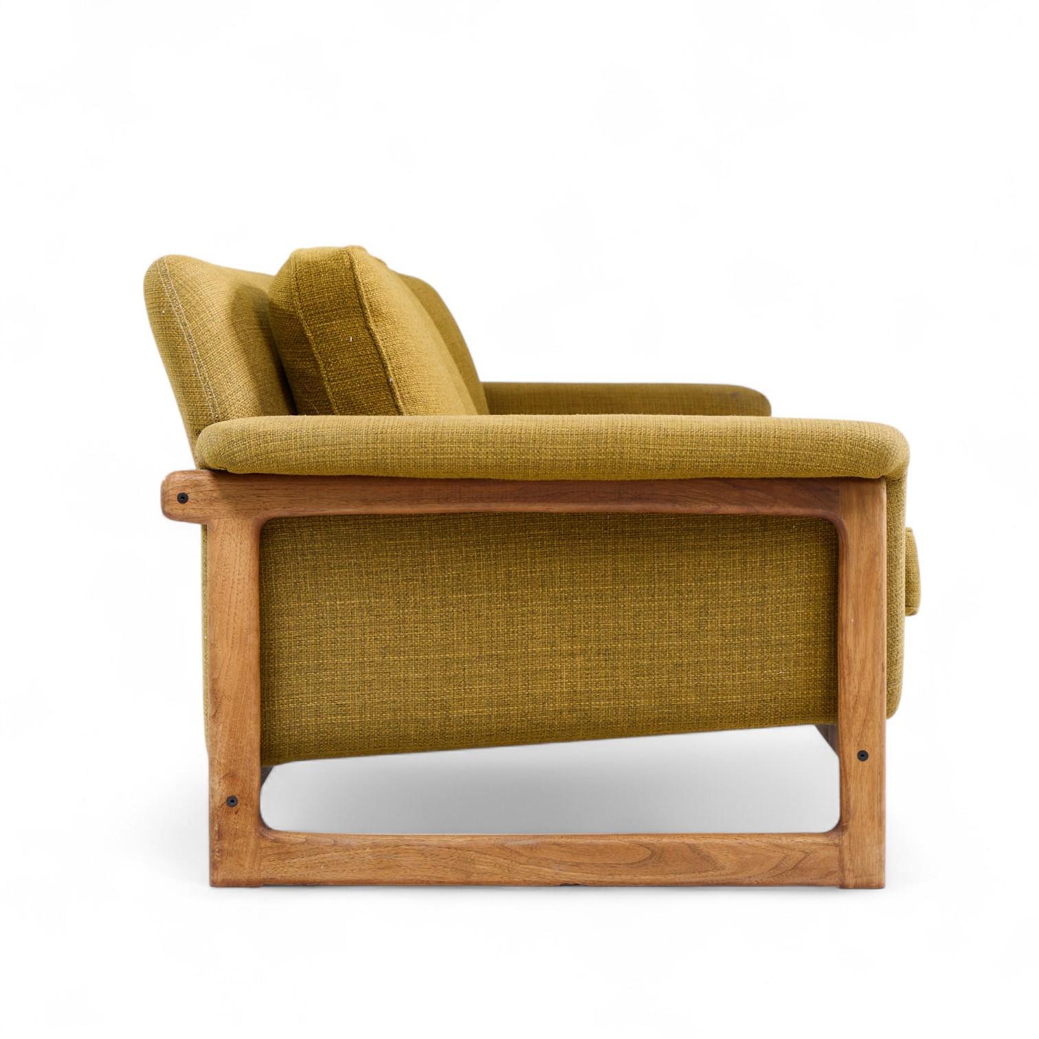 Folke Ohlsson for DUX Mid Century Swedish Teak Sofa For Sale 2