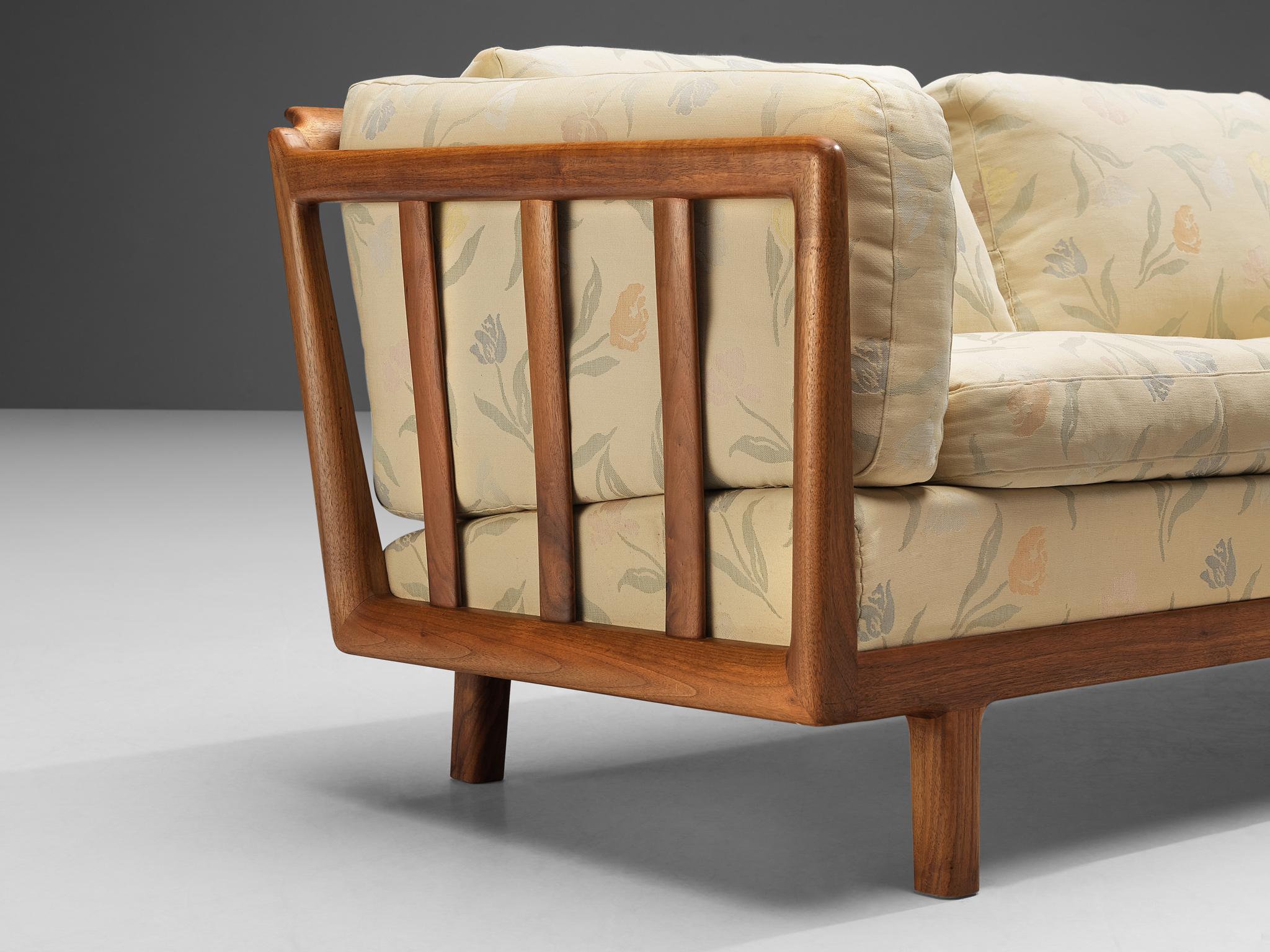 Folke Ohlsson for Dux of Sweden Seat Sofa in Teak 3