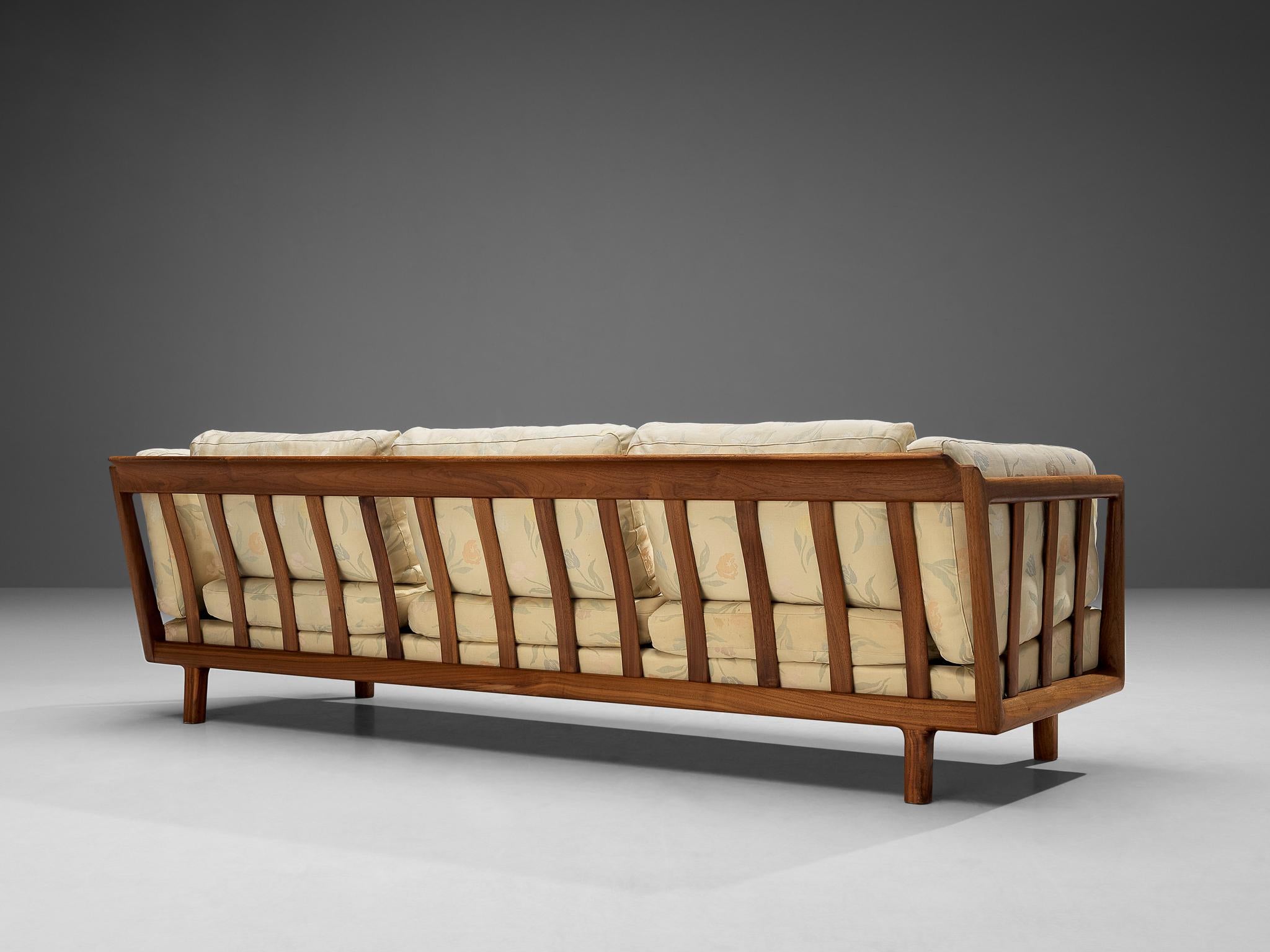 Mid-20th Century Folke Ohlsson for Dux of Sweden Seat Sofa in Teak 