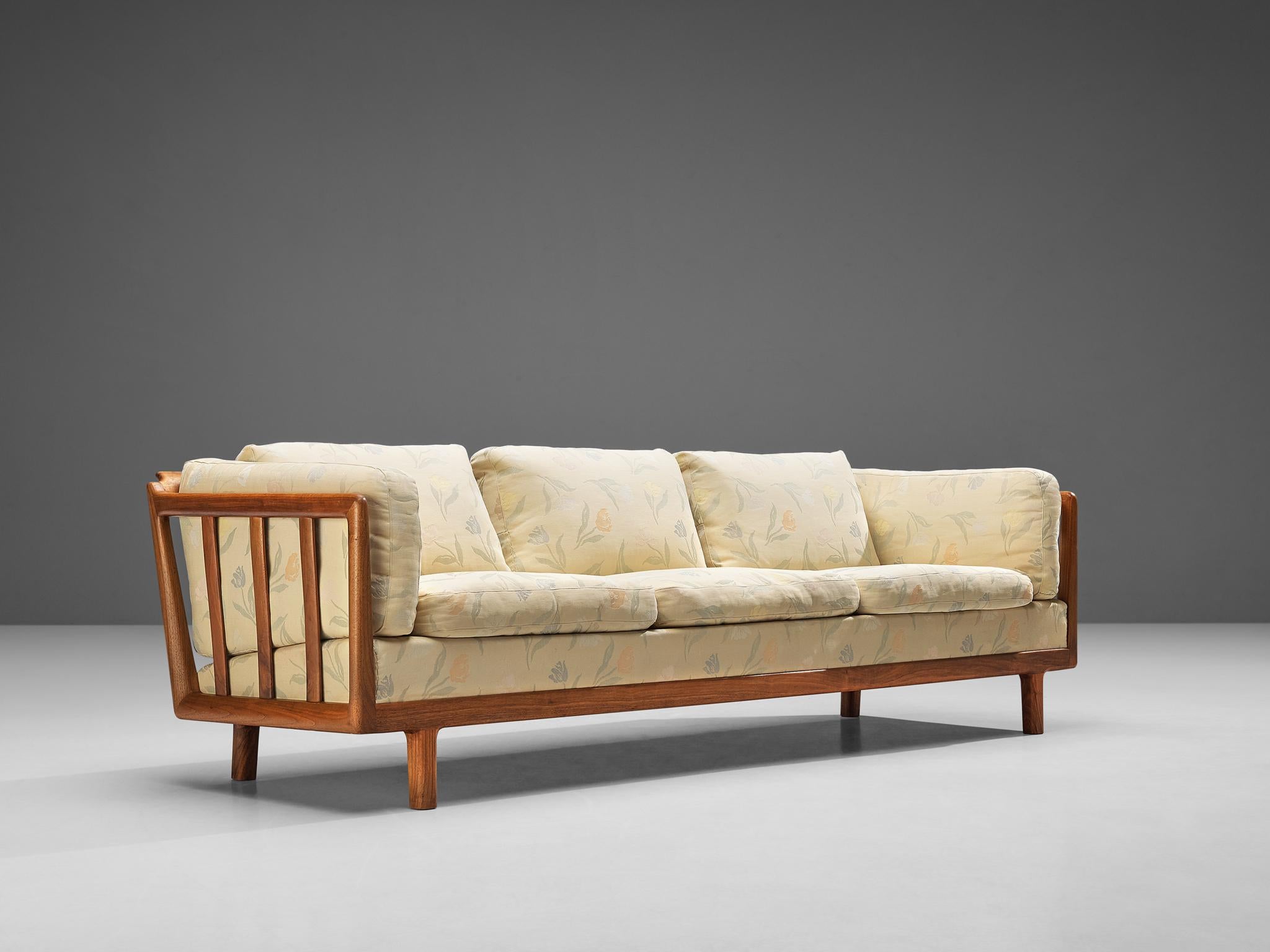 Folke Ohlsson for Dux of Sweden Seat Sofa in Teak  2