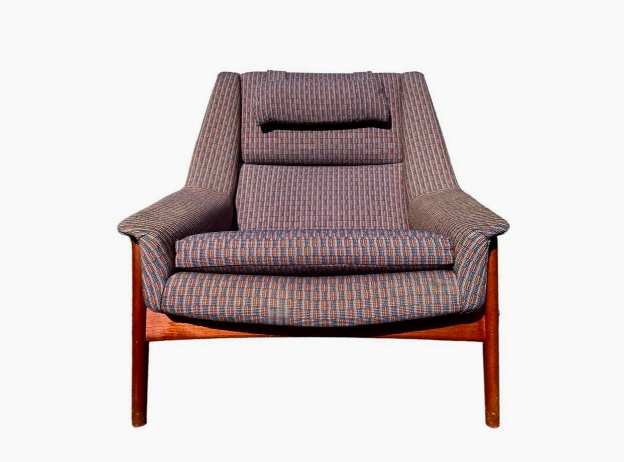 Suédois Folke Ohlsson For Dux 'Profil' Lounge Chair and Ottoman en vente