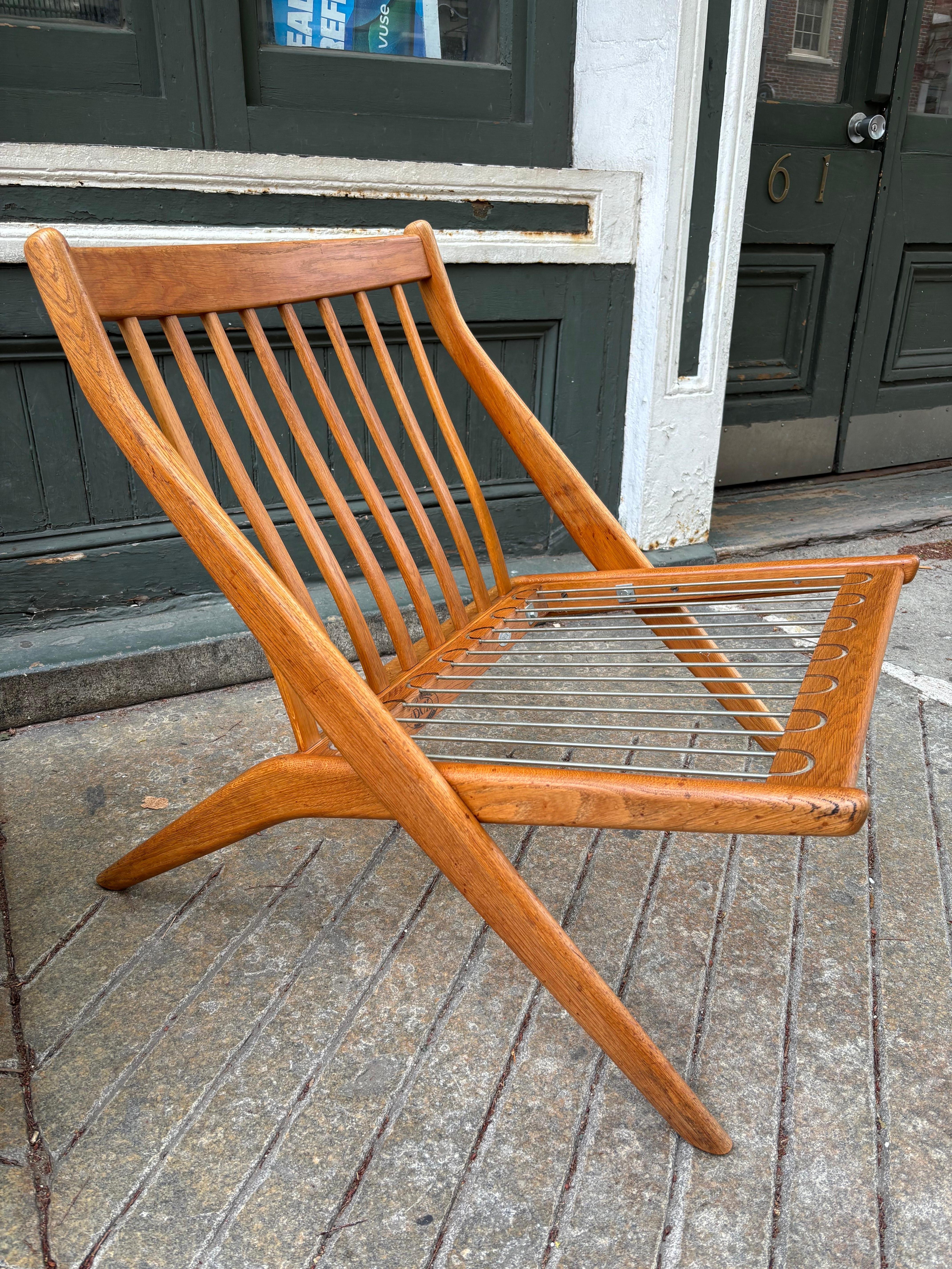 Upholstery Folke Ohlsson for Dux Scissor Chairs For Sale