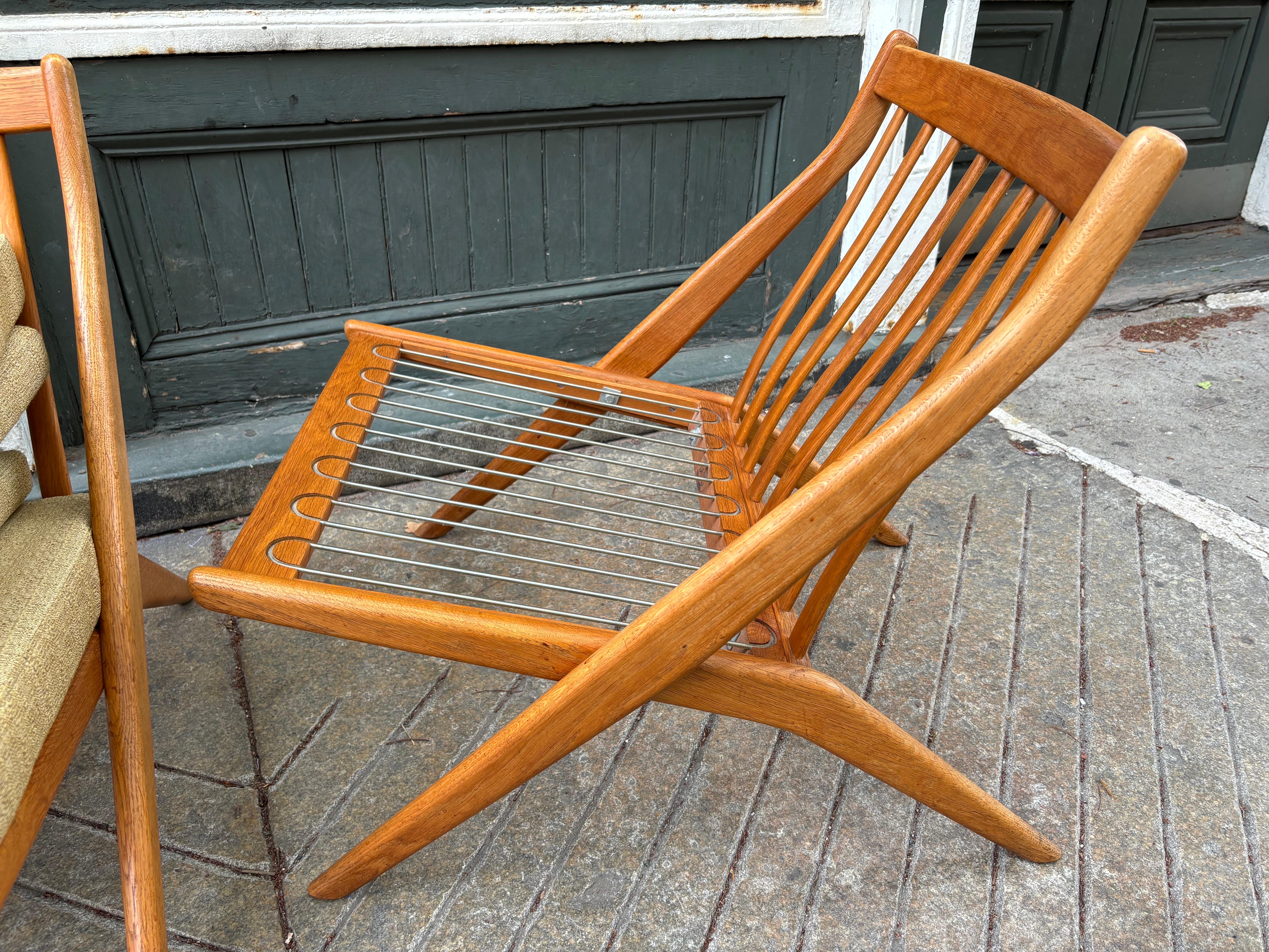 Folke Ohlsson for Dux Scissor Chairs For Sale 2