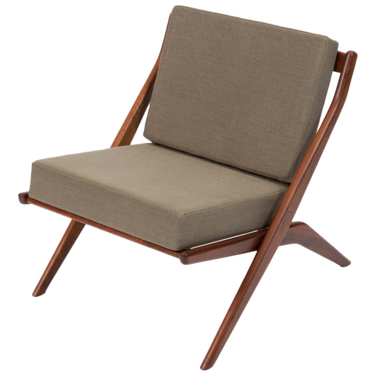 Folke Ohlsson for DUX "Scissor" Lounge Chair