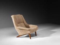 Fauteuil « Lounge Chair » de Folke Ohlsson pour Fritz Hansen, en peau de mouton