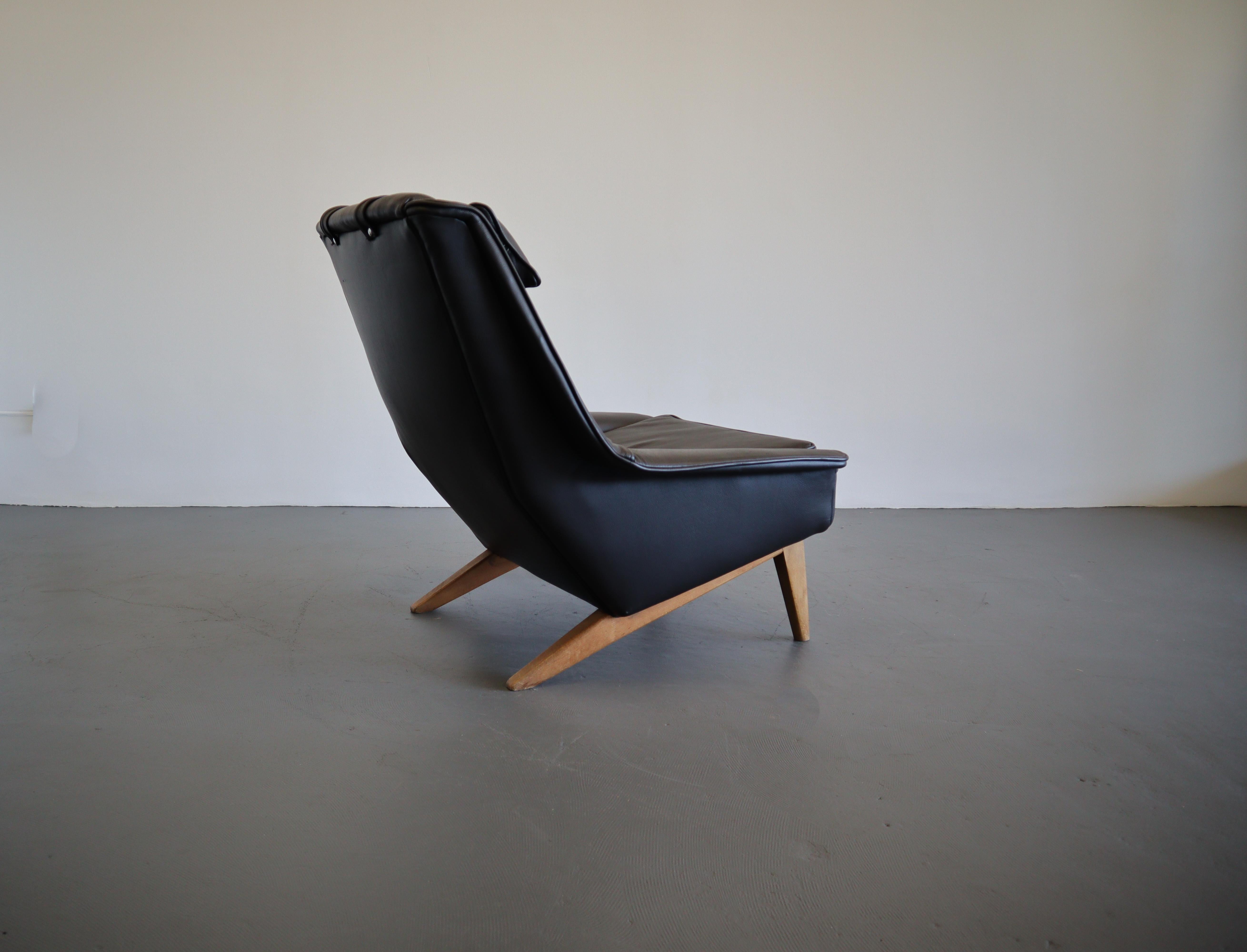 Scandinavian Modern Folke Ohlsson for Fritz Hansen Model 4410 Lounge Chair