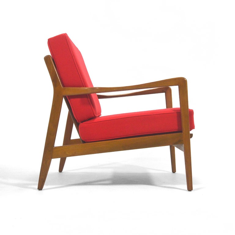 Scandinavian Modern Folke Ohlsson Lounge Chair by DUX For Sale